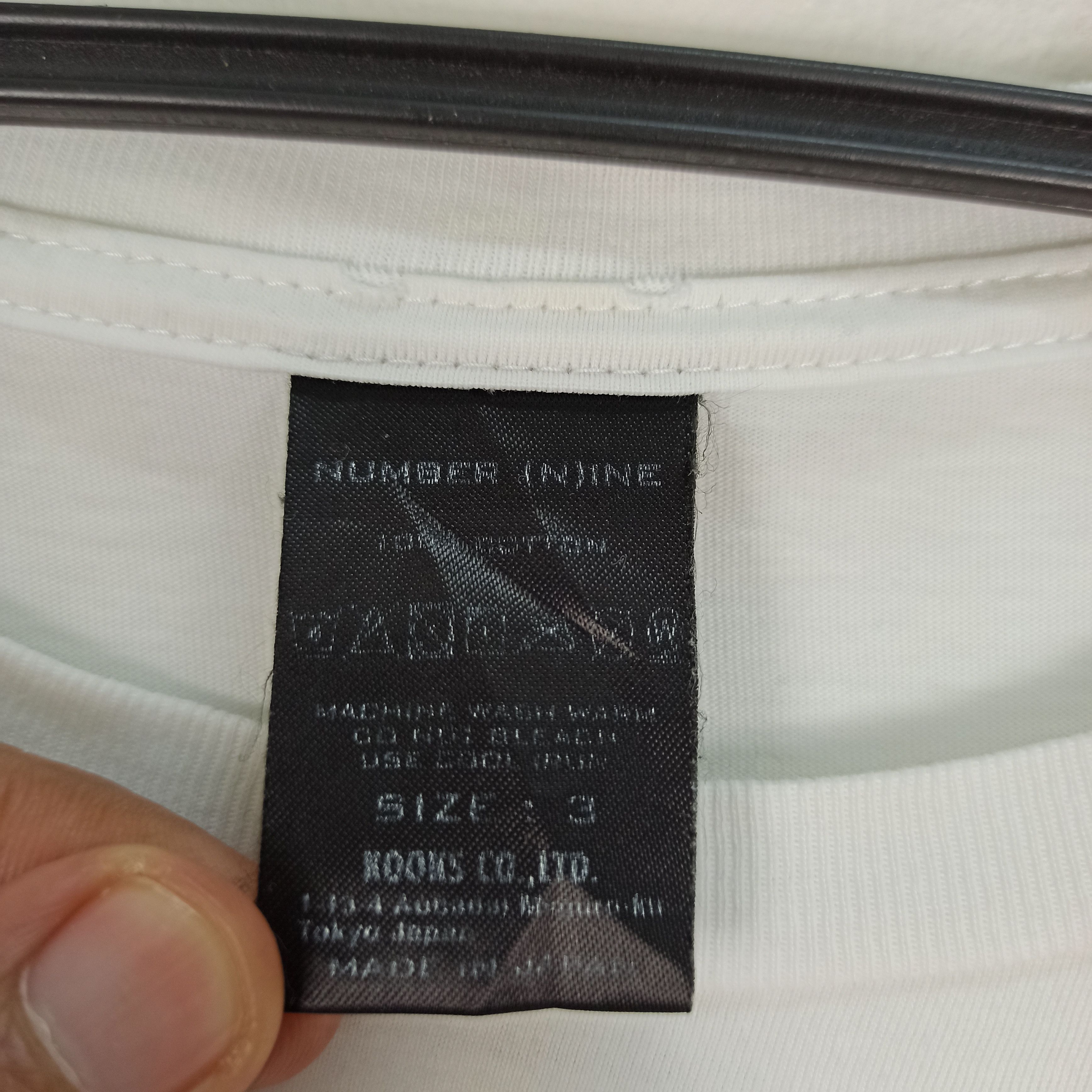 Nirvana Number (N)ine X Nirvana Kurt Cobain Single Pocket Tshirt Size US M / EU 48-50 / 2 - 6 Thumbnail