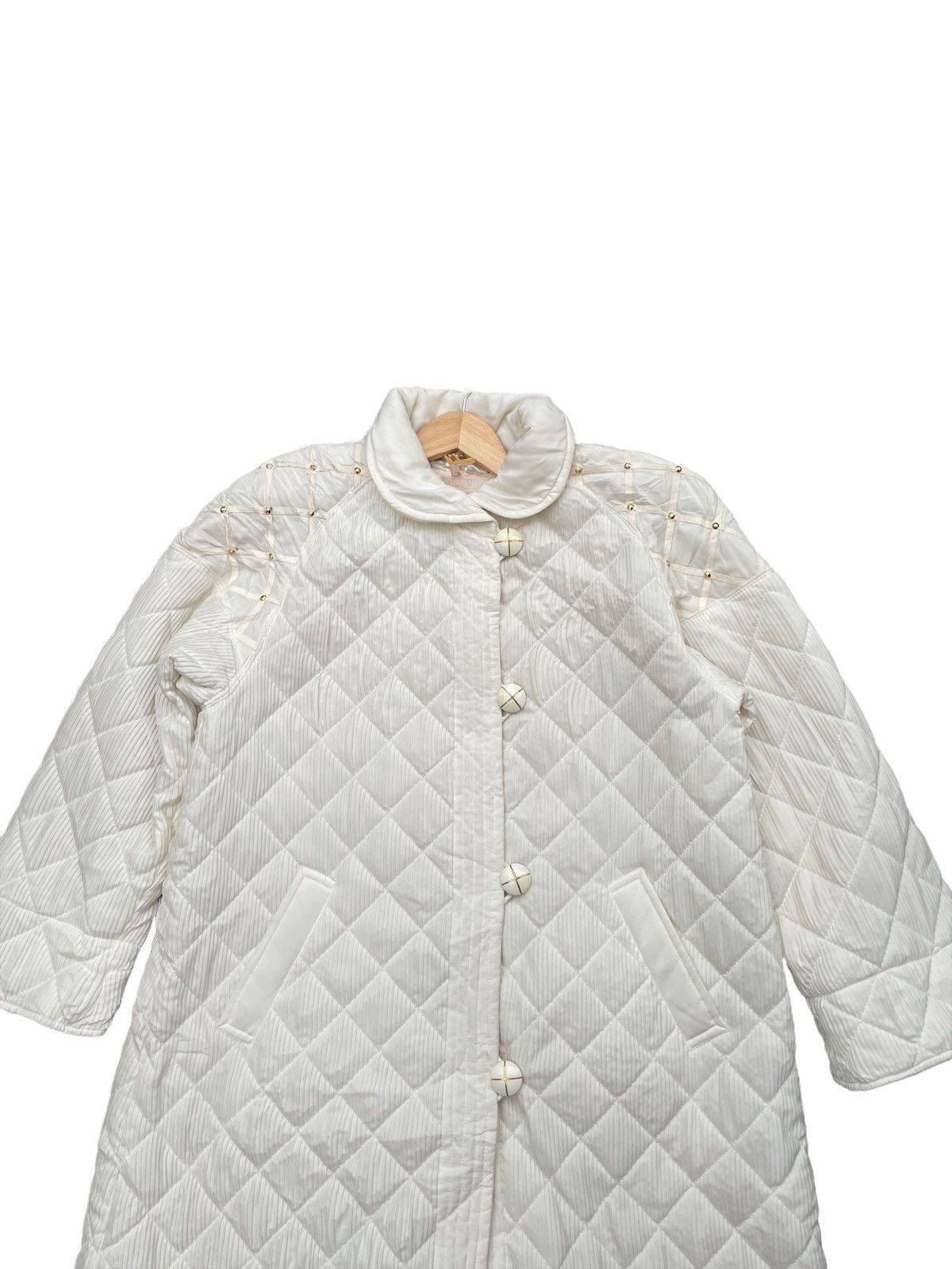 Designer × Japanese Brand Ambiva Quilted Long Jacket Size L / US 10 / IT 46 - 5 Thumbnail