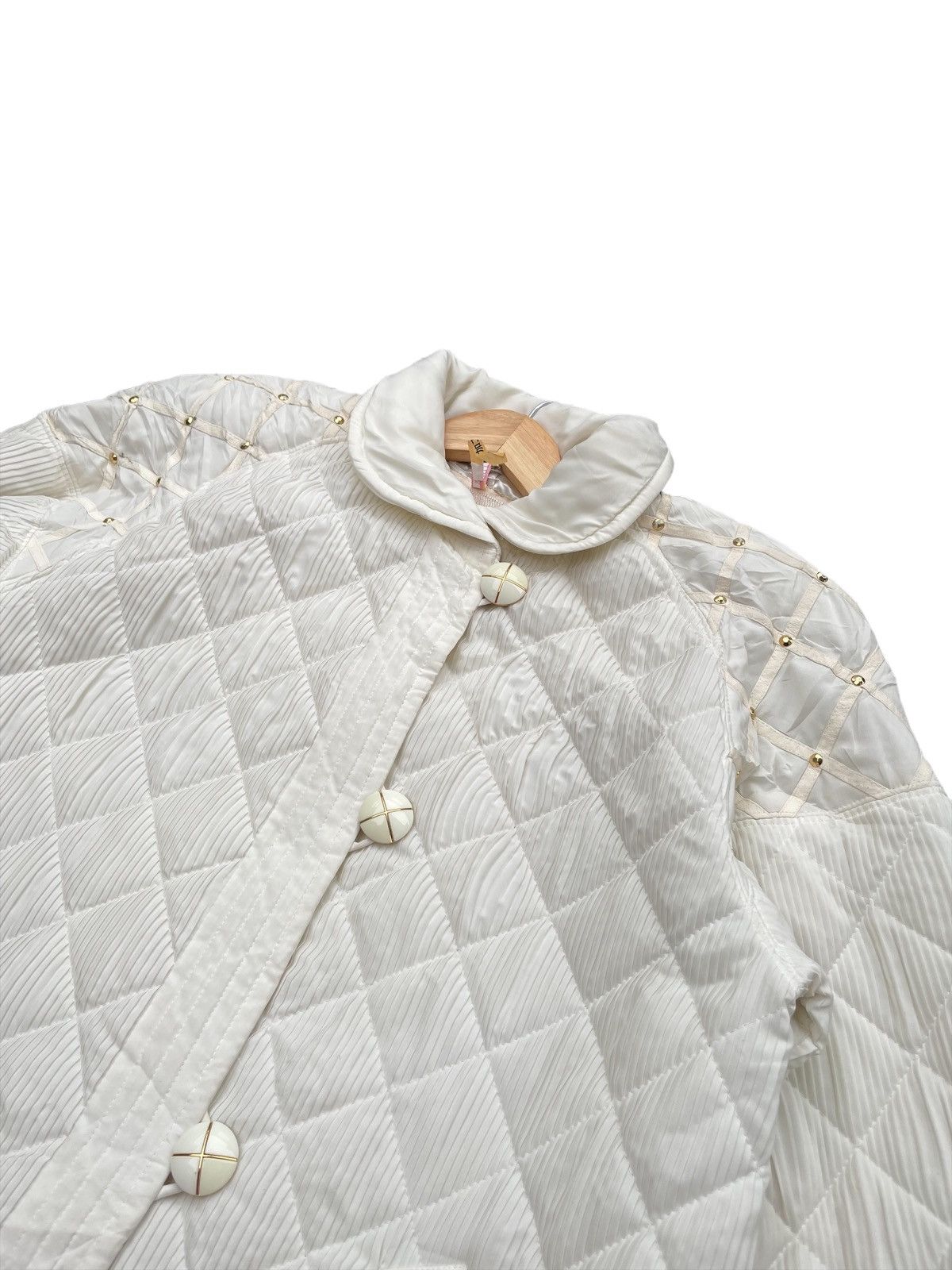 Designer × Japanese Brand Ambiva Quilted Long Jacket Size L / US 10 / IT 46 - 6 Thumbnail