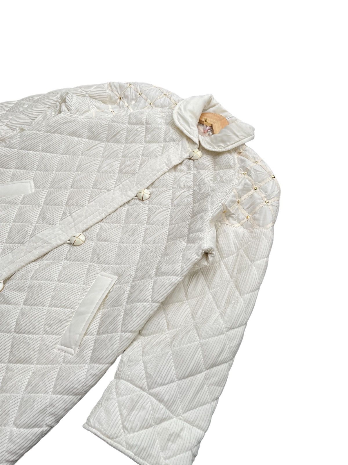 Designer × Japanese Brand Ambiva Quilted Long Jacket Size L / US 10 / IT 46 - 4 Thumbnail