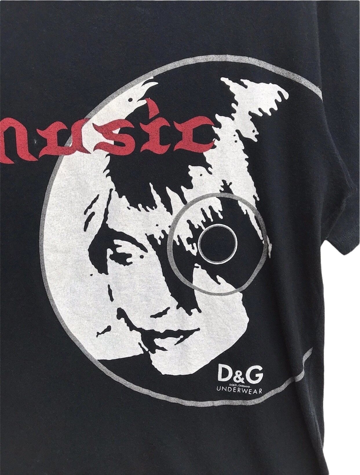Dolce & Gabbana × Vintage Vintage Dolce & Gabbana Music T Shirt Size US M / EU 48-50 / 2 - 2 Thumbnail