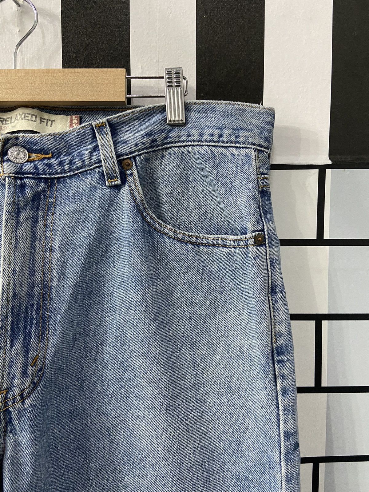 Levi's Vintage Levi’s 550 Light Wash Relaxed Fit Denim Pants Size US 36 / EU 52 - 8 Thumbnail