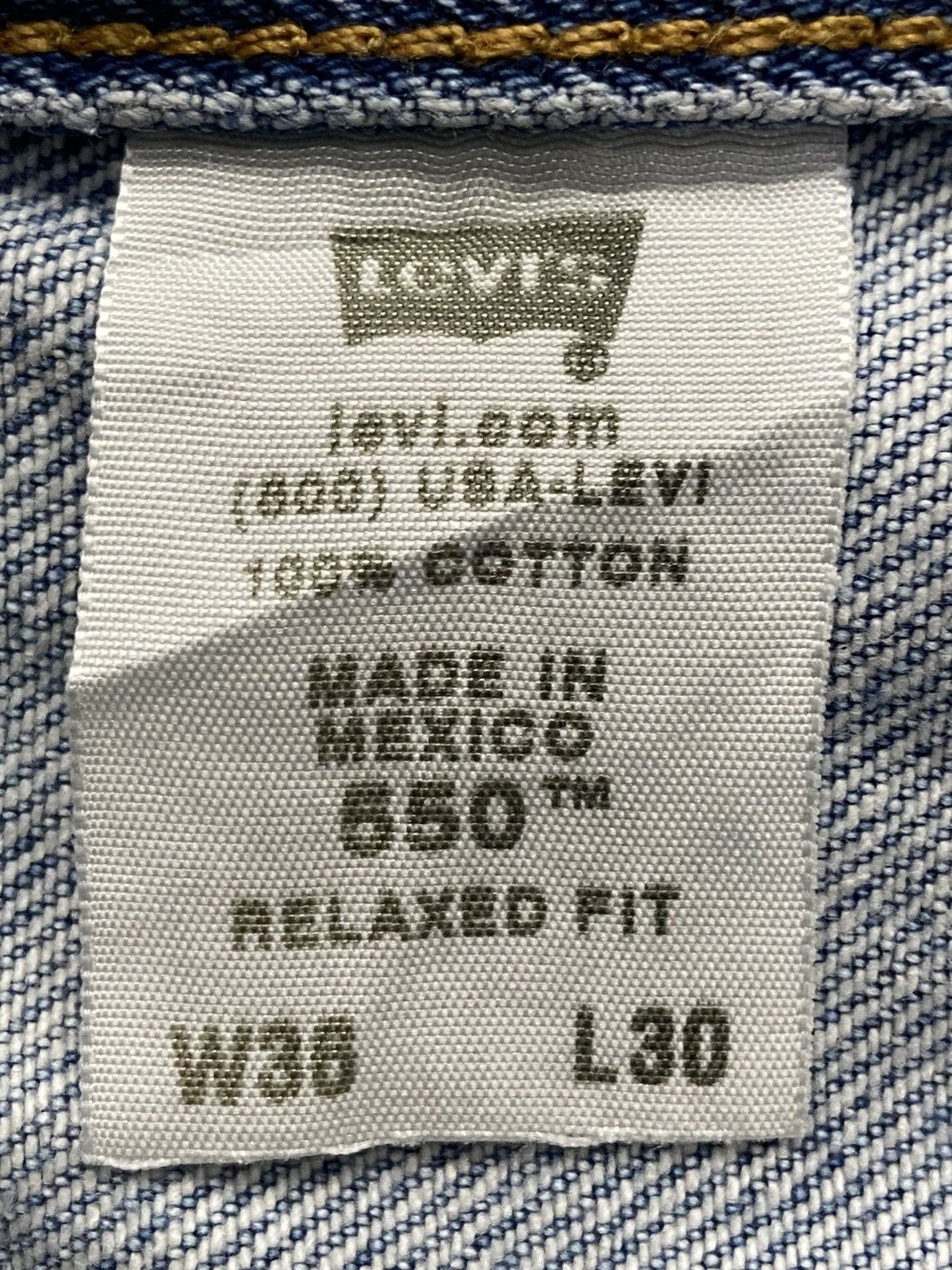 Levi's Vintage Levi’s 550 Light Wash Relaxed Fit Denim Pants Size US 36 / EU 52 - 20 Thumbnail