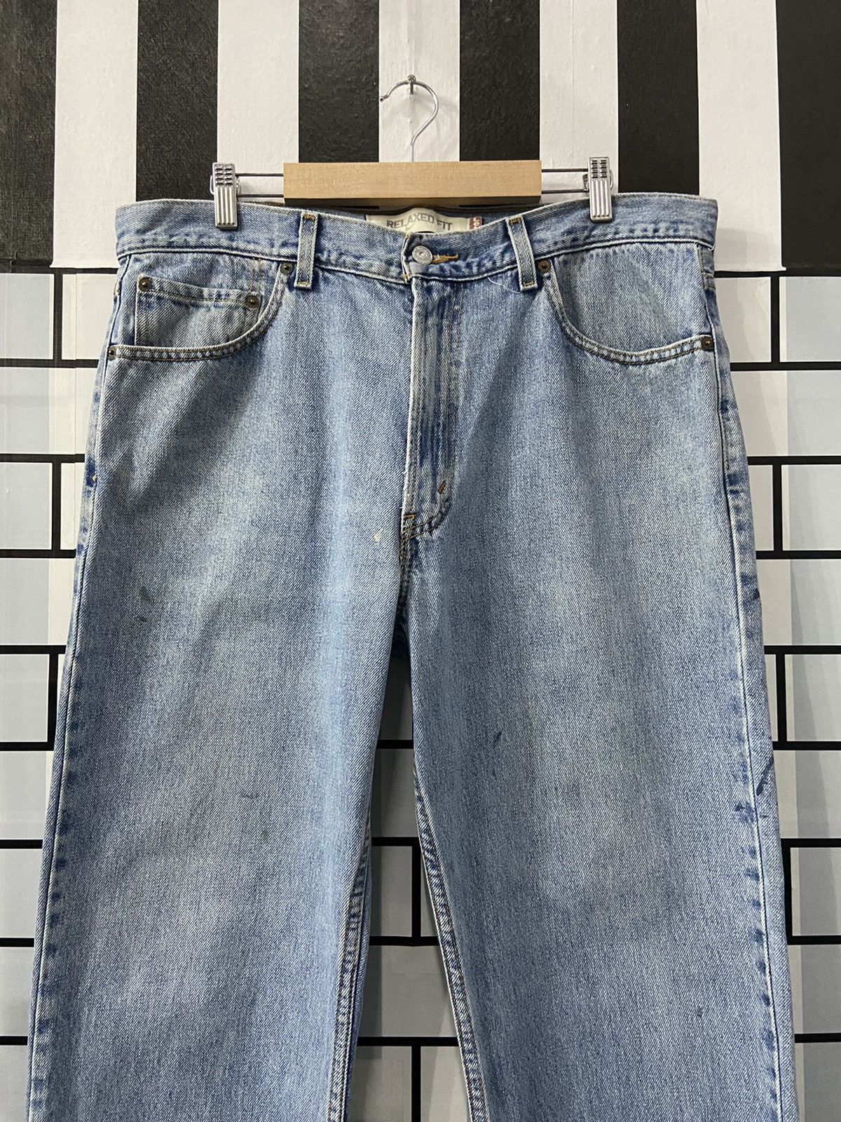 Levi's Vintage Levi’s 550 Light Wash Relaxed Fit Denim Pants Size US 36 / EU 52 - 4 Thumbnail