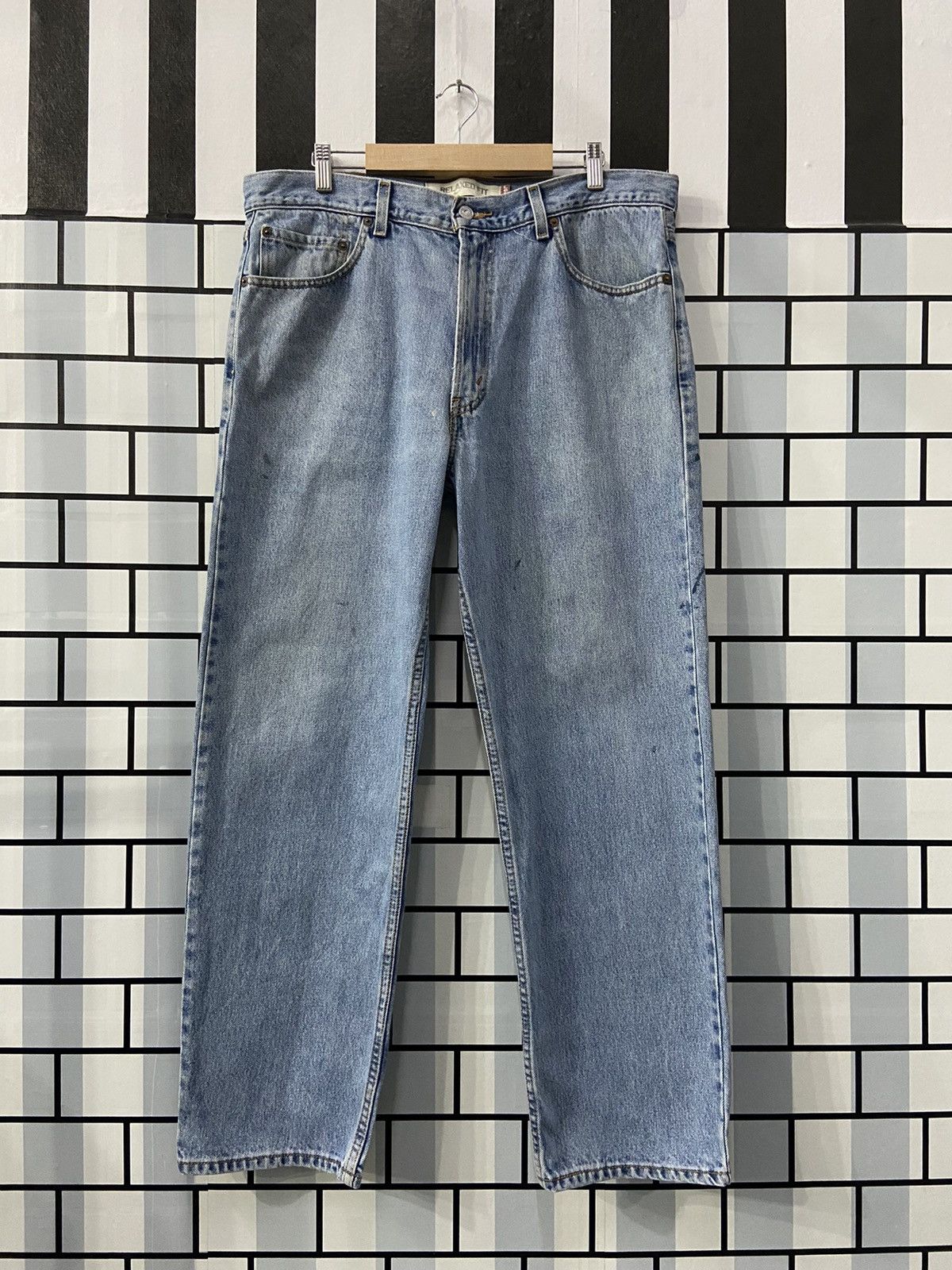Levi's Vintage Levi’s 550 Light Wash Relaxed Fit Denim Pants Size US 36 / EU 52 - 1 Thumbnail
