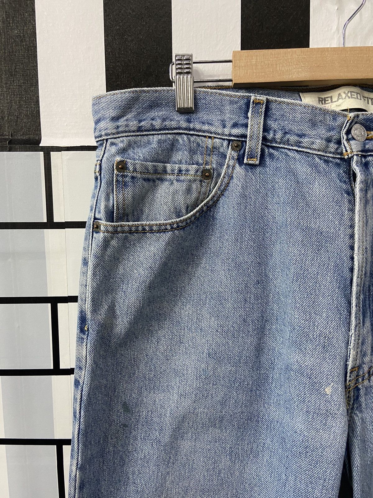 Levi's Vintage Levi’s 550 Light Wash Relaxed Fit Denim Pants Size US 36 / EU 52 - 9 Thumbnail