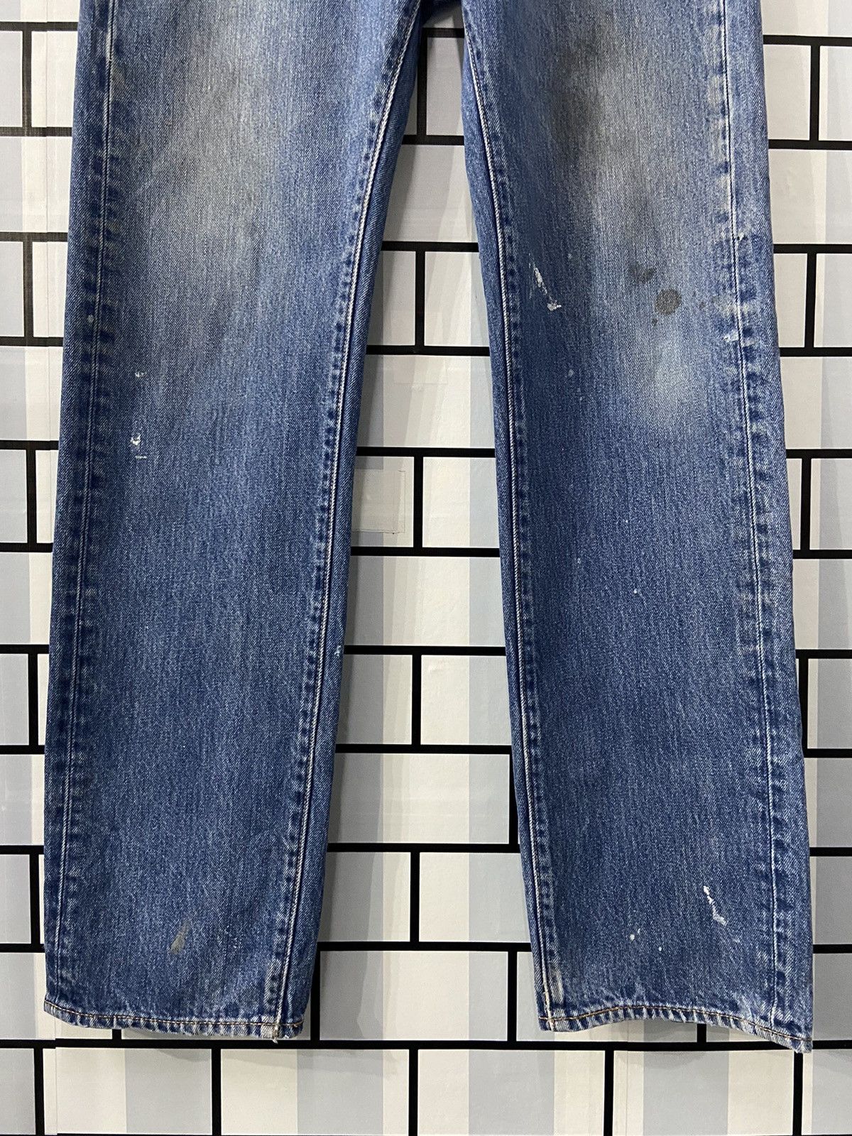 Levi's Vintage Levi’s 505 Faded Blue White Oak Cone Denim Size US 32 / EU 48 - 5 Thumbnail