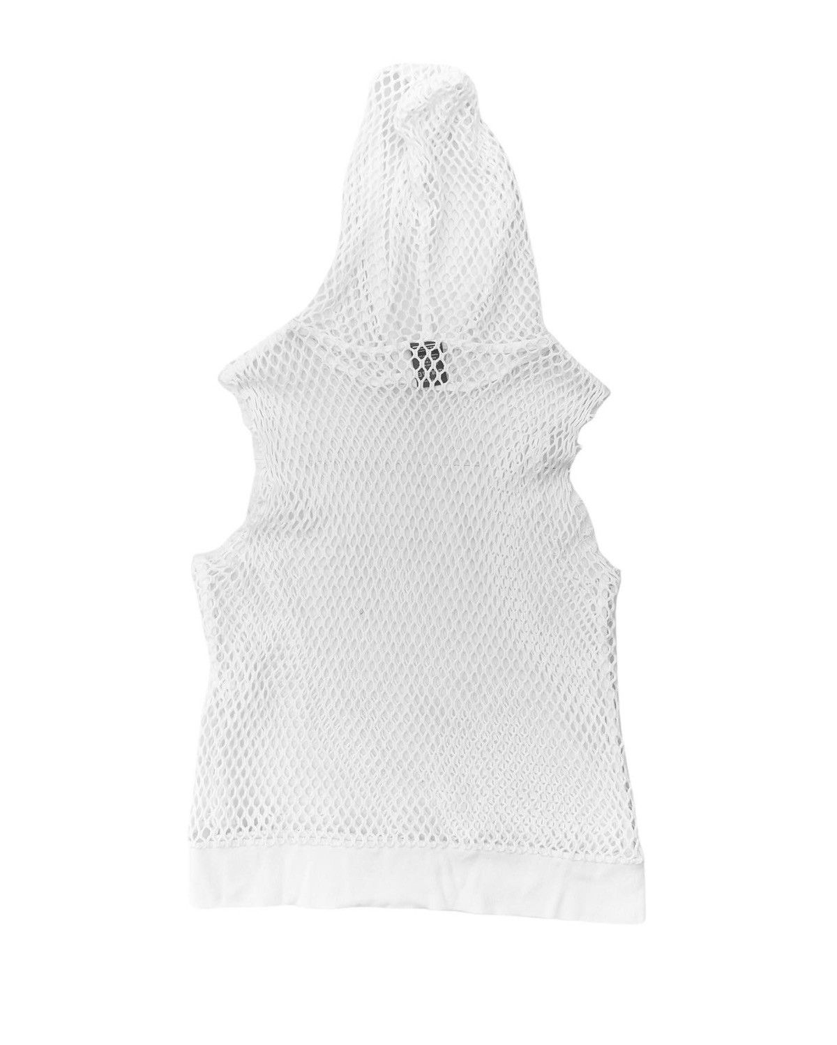 Number (N)ine Number (N)ine 2004 AW Mesh Knitted Sleeveless Hoodie Size US S / EU 44-46 / 1 - 2 Thumbnail