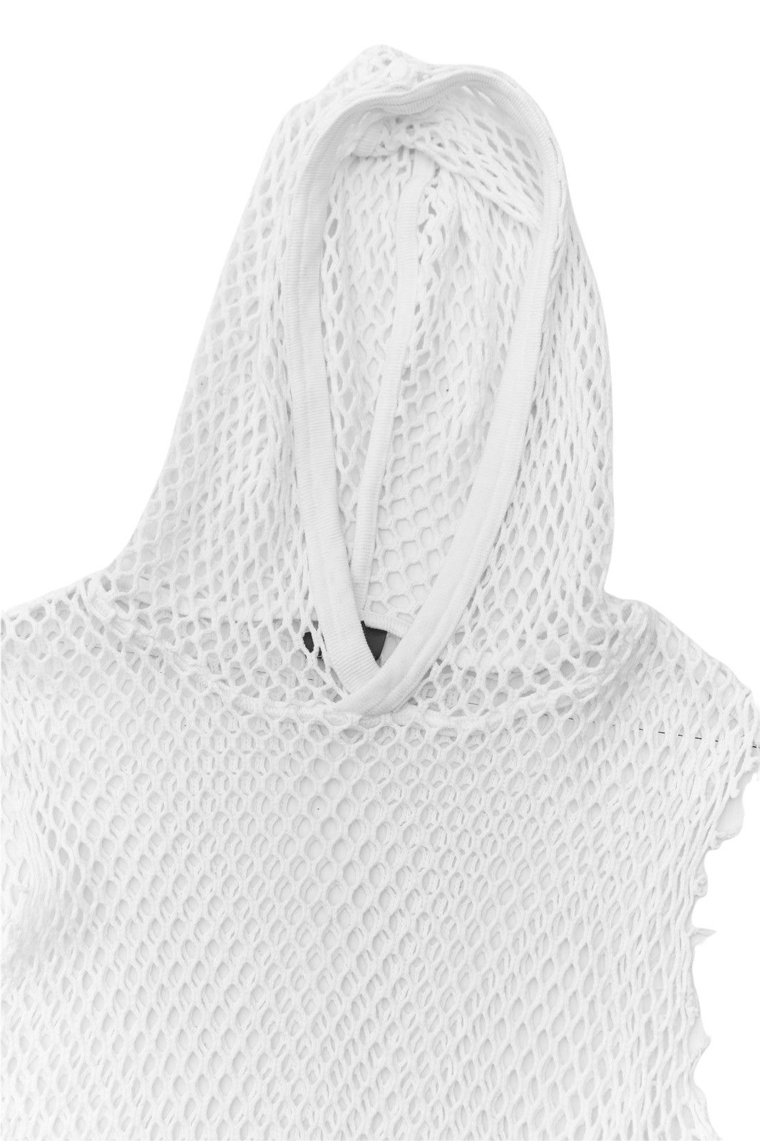 Number (N)ine Number (N)ine 2004 AW Mesh Knitted Sleeveless Hoodie Size US S / EU 44-46 / 1 - 5 Thumbnail