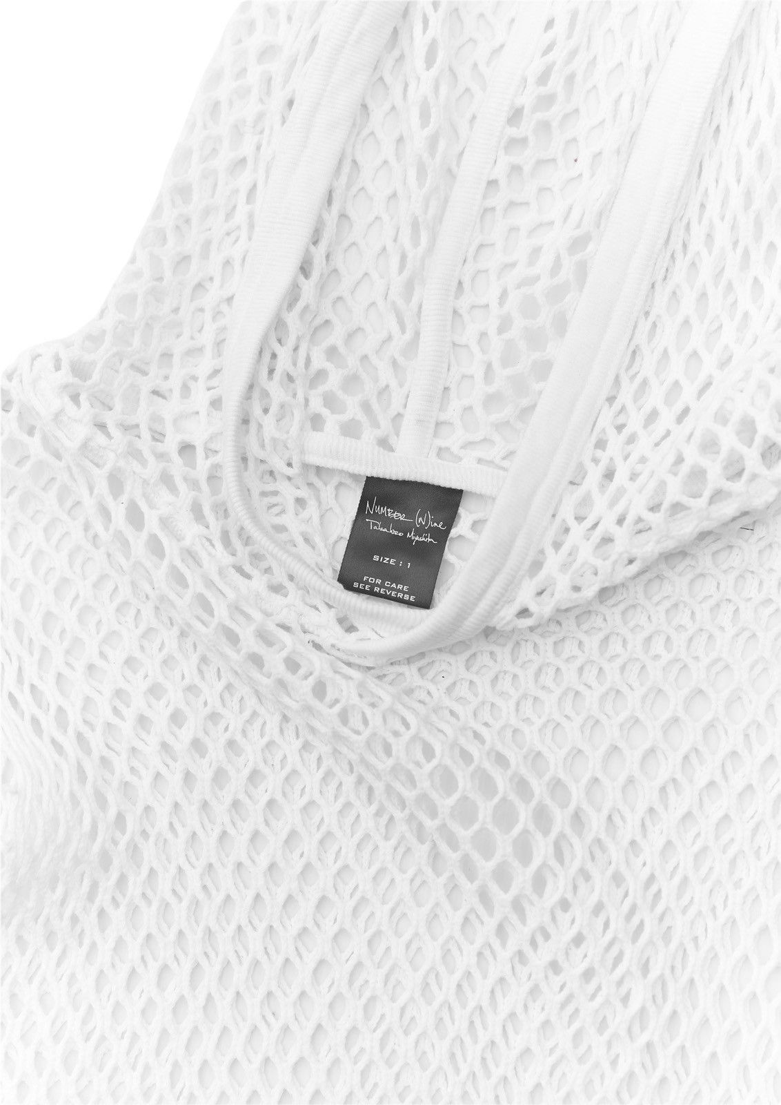 Number (N)ine Number (N)ine 2004 AW Mesh Knitted Sleeveless Hoodie Size US S / EU 44-46 / 1 - 3 Thumbnail