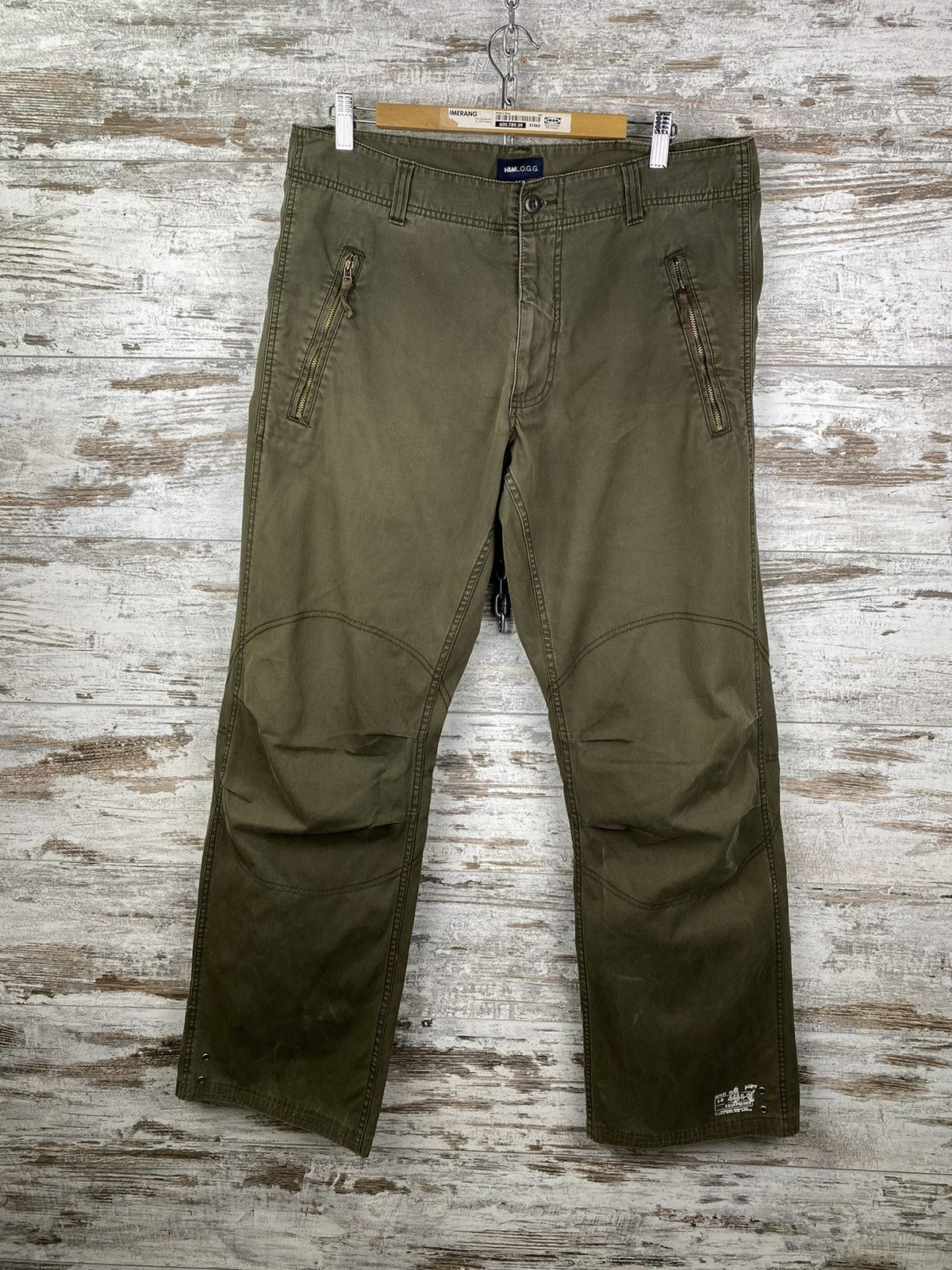 Vintage Mens Vintage Cargo pants H M L.O.G.G. streetwear y2k rare Grailed