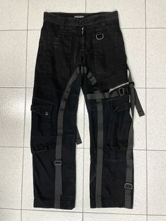 Vintage DOLCE GABBANA Cargo Pants D&G Trousers Multipocket Bondage