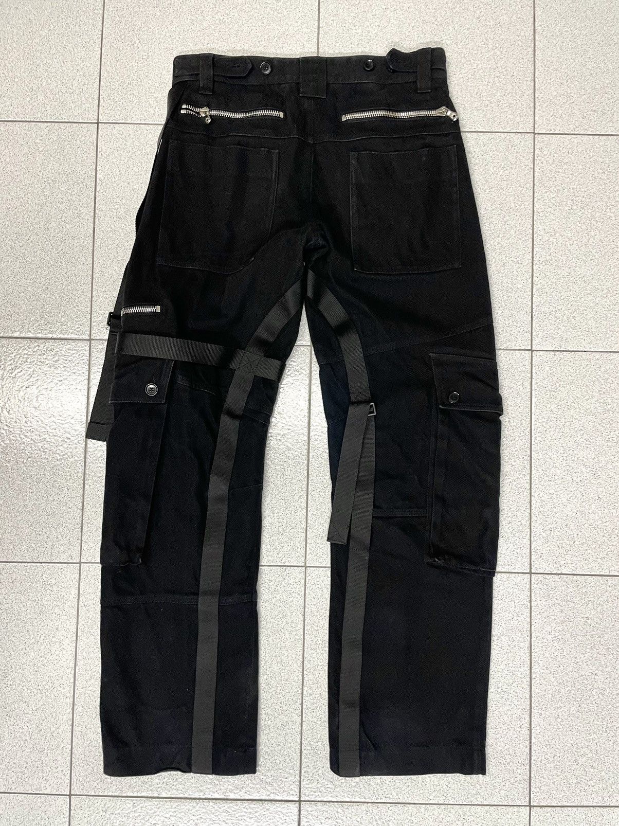 Dolce & Gabbana 2003 Bondage cargo pants runway archive military parachute Size US 32 / EU 48 - 8 Thumbnail
