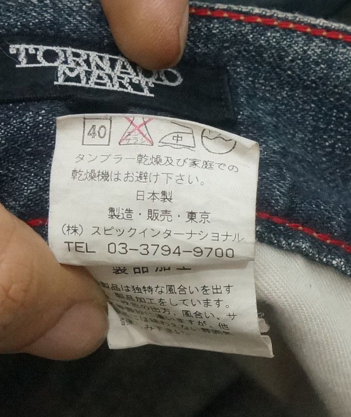 Tornado Mart Vintage 🔥 TORNADO MART Stained Flared Browned Off Jeans Size US 30 / EU 46 - 20 Thumbnail
