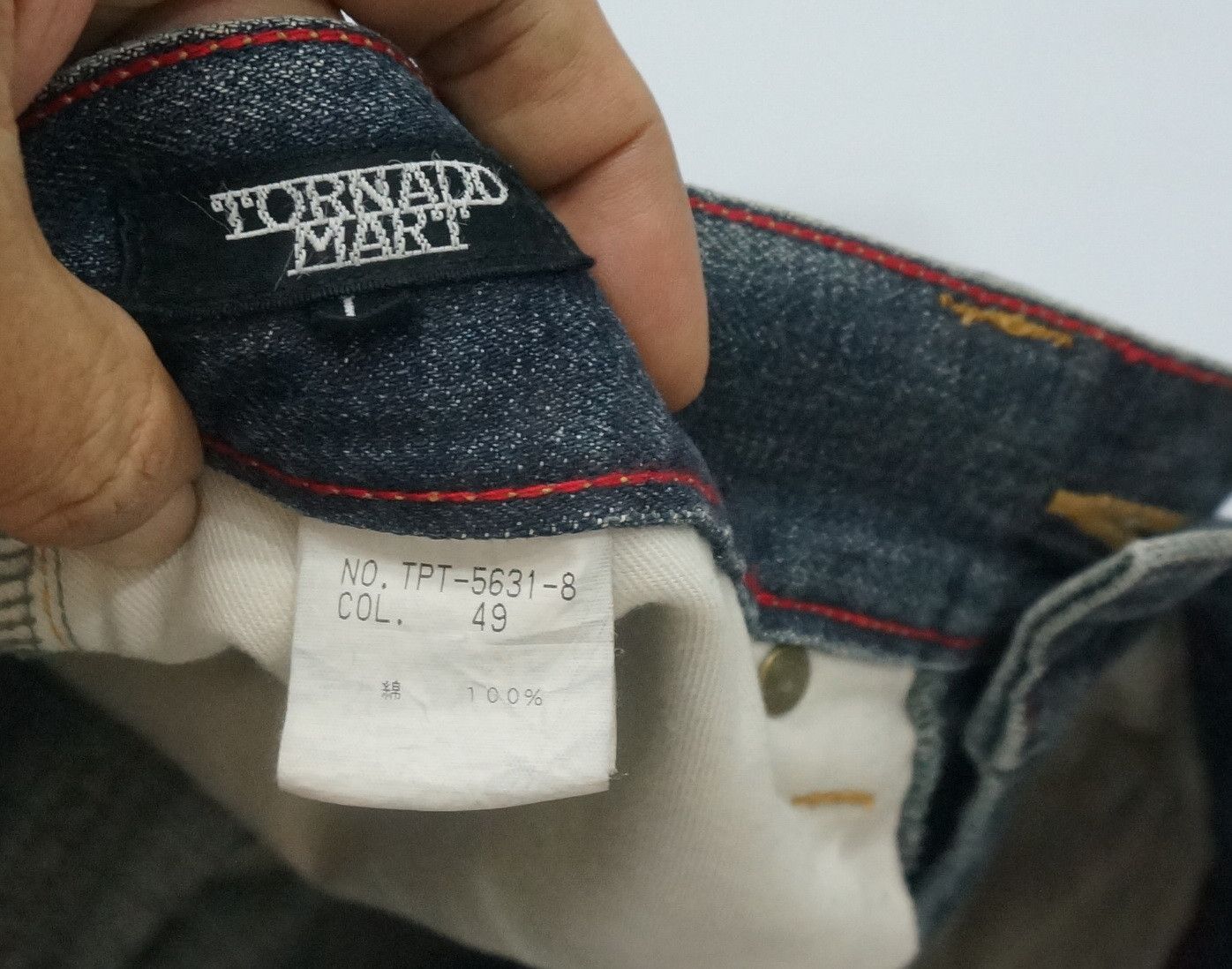 Tornado Mart Vintage 🔥 TORNADO MART Stained Flared Browned Off Jeans Size US 30 / EU 46 - 19 Thumbnail