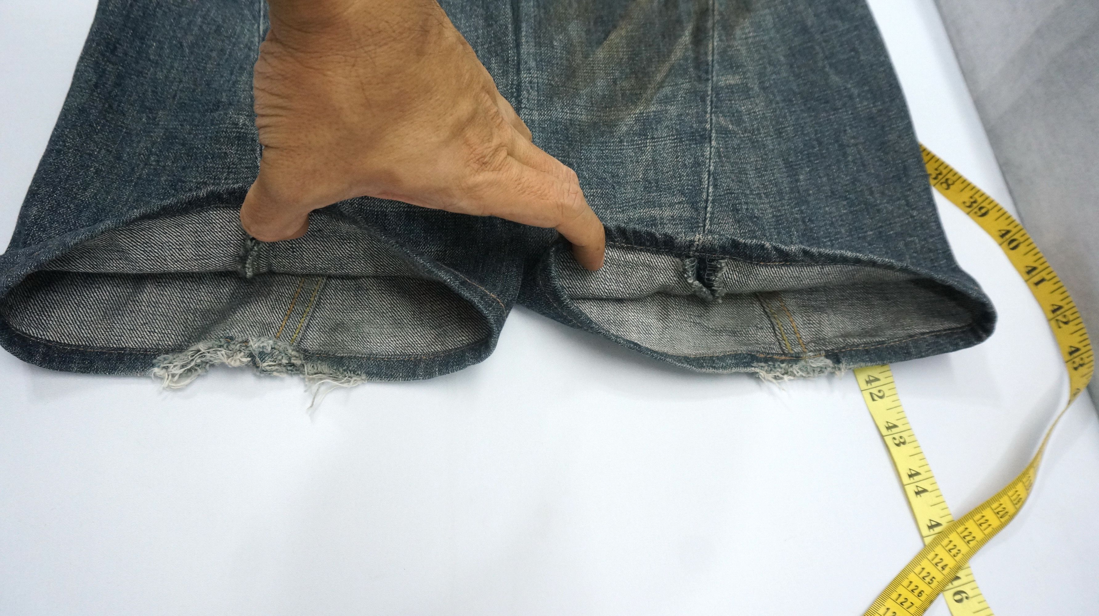 Tornado Mart Vintage 🔥 TORNADO MART Stained Flared Browned Off Jeans Size US 30 / EU 46 - 22 Thumbnail