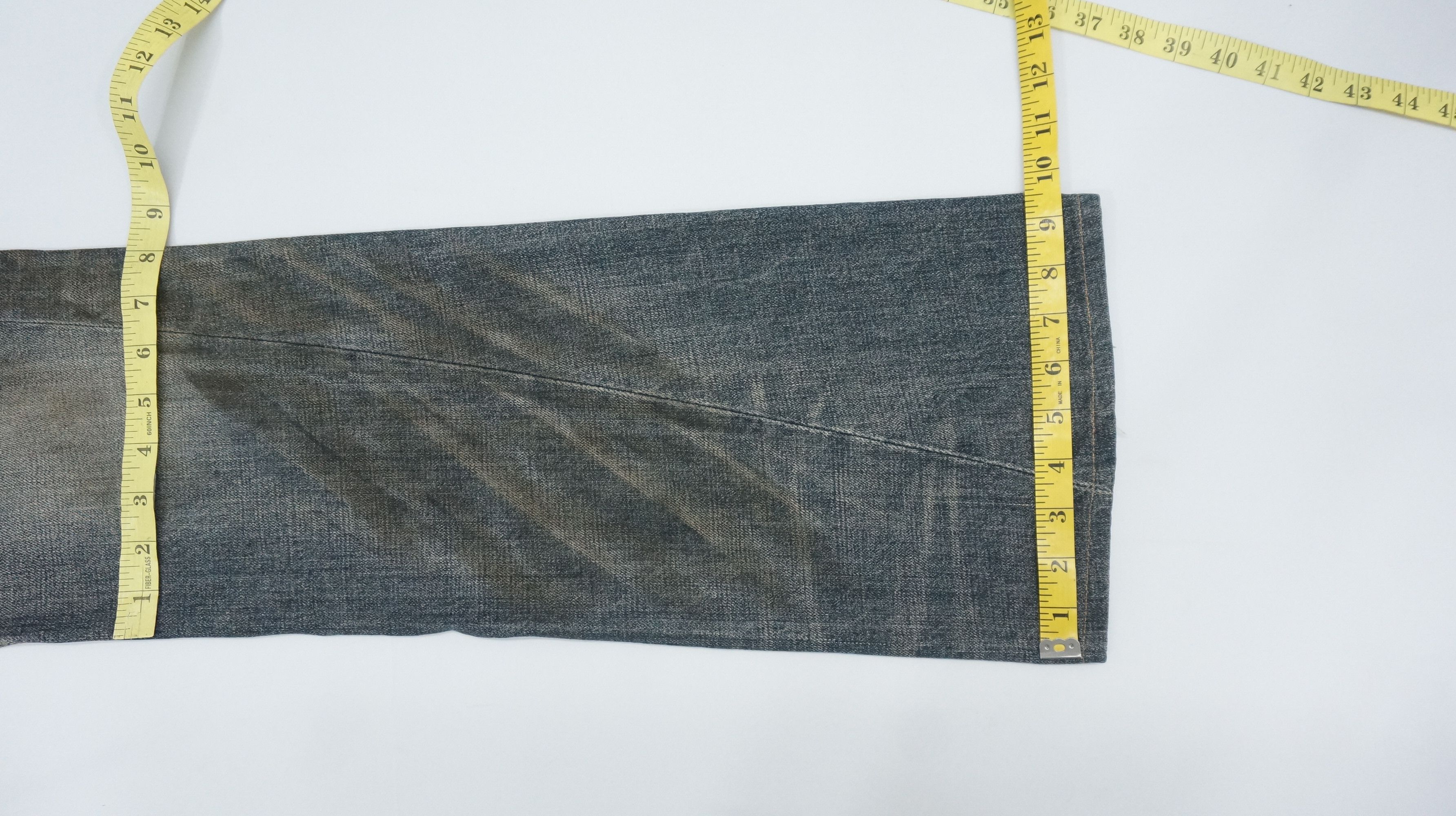 Tornado Mart Vintage 🔥 TORNADO MART Stained Flared Browned Off Jeans Size US 30 / EU 46 - 17 Thumbnail