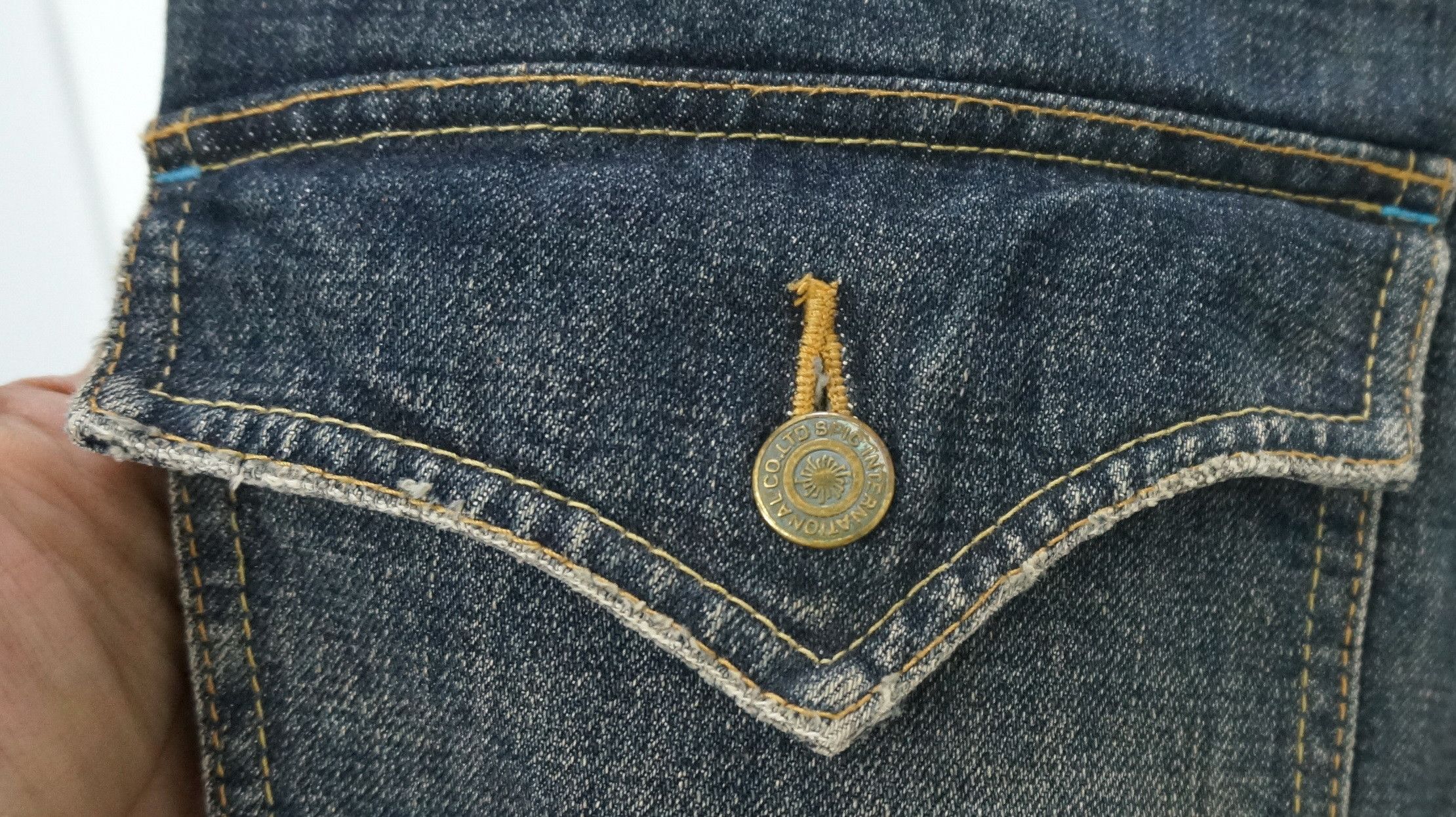 Tornado Mart Vintage 🔥 TORNADO MART Stained Flared Browned Off Jeans Size US 30 / EU 46 - 12 Thumbnail