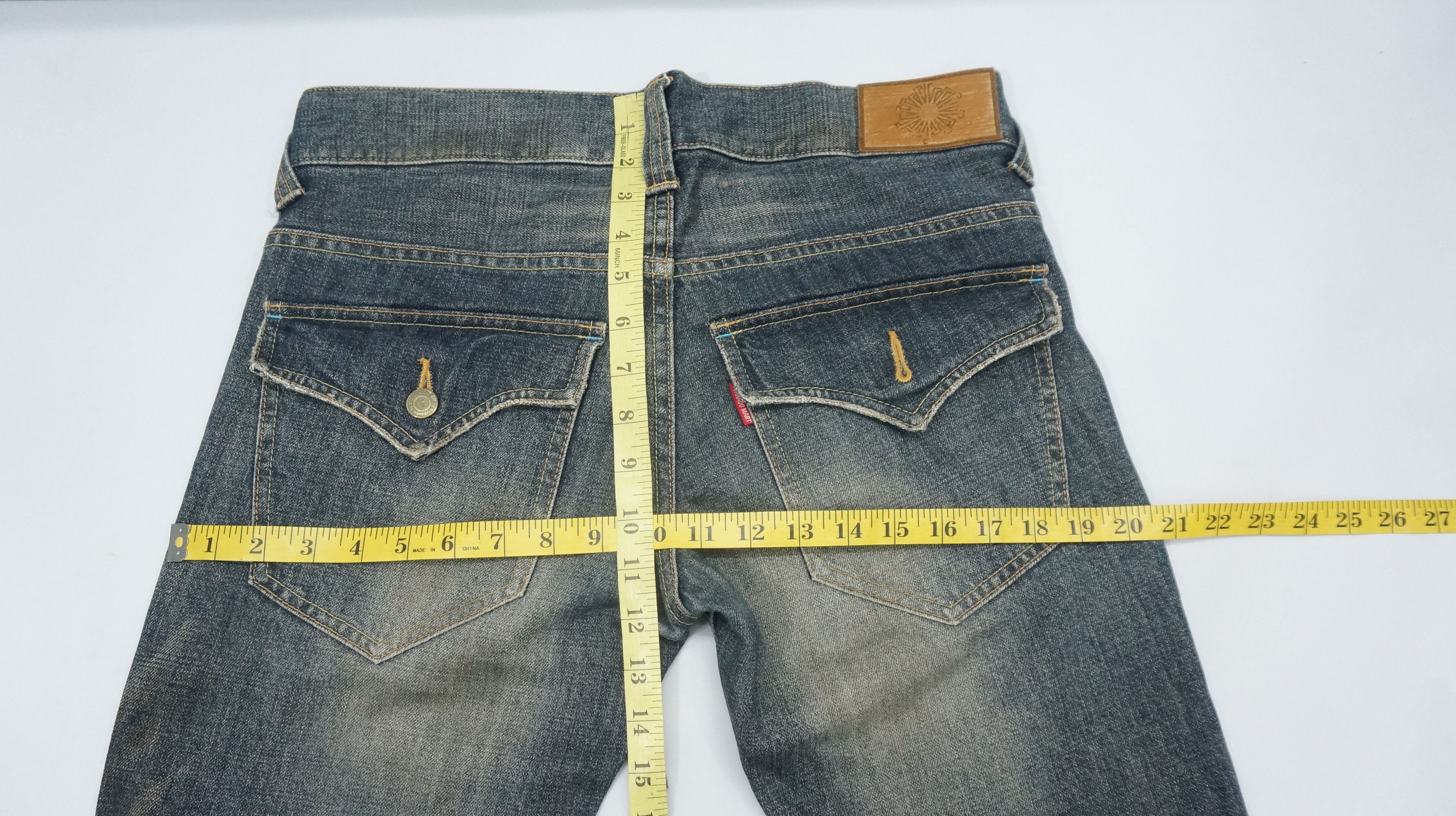 Tornado Mart Vintage 🔥 TORNADO MART Stained Flared Browned Off Jeans Size US 30 / EU 46 - 18 Thumbnail