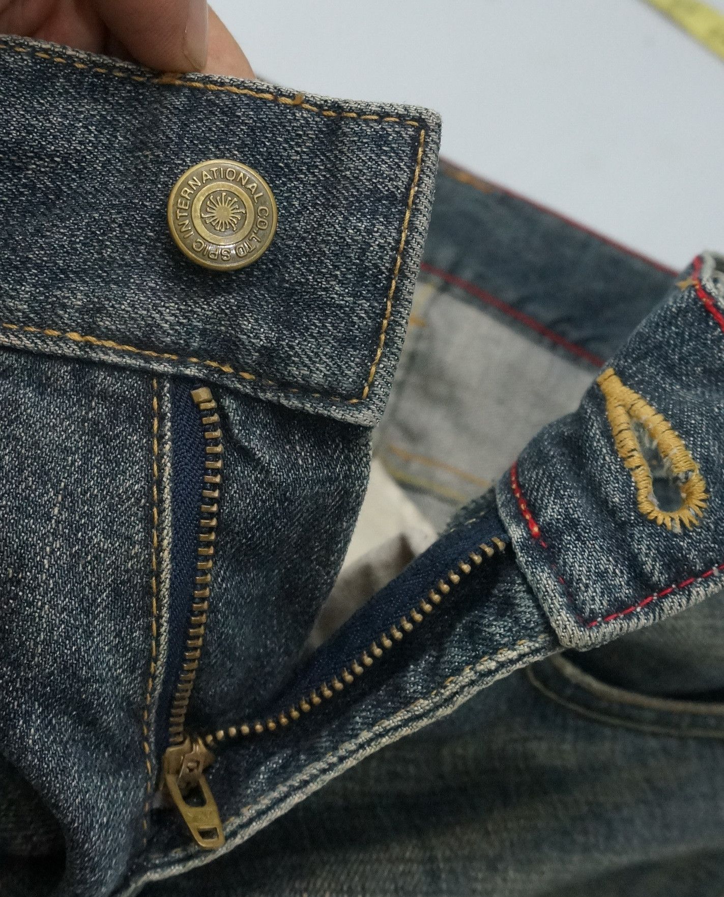 Tornado Mart Vintage 🔥 TORNADO MART Stained Flared Browned Off Jeans Size US 30 / EU 46 - 21 Thumbnail