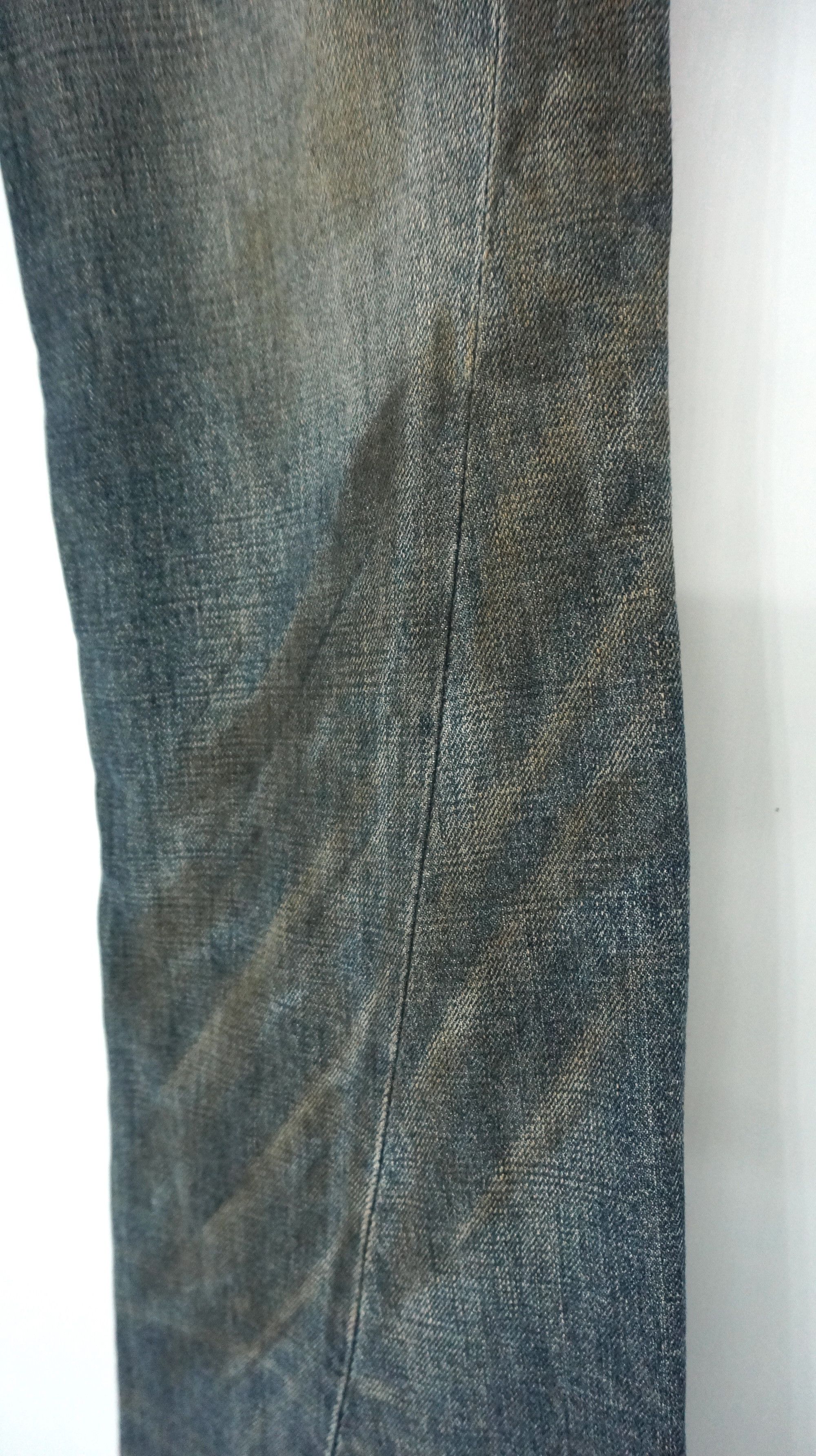 Tornado Mart Vintage 🔥 TORNADO MART Stained Flared Browned Off Jeans Size US 30 / EU 46 - 8 Thumbnail