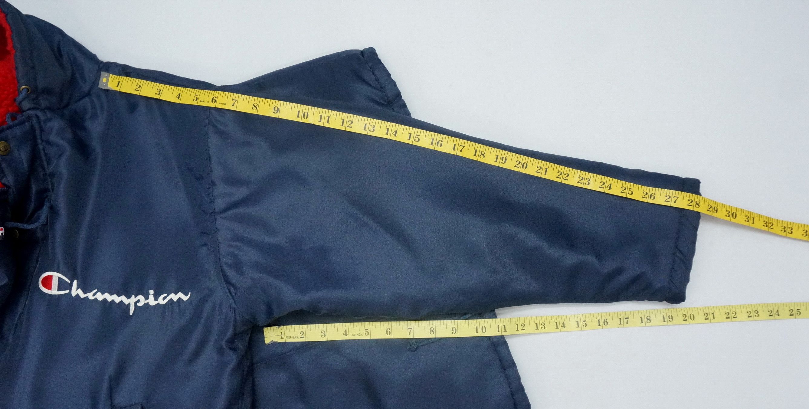 Champion Vintage CHAMPION Long Jacket Big Logo Embroidery Size US M / EU 48-50 / 2 - 18 Thumbnail