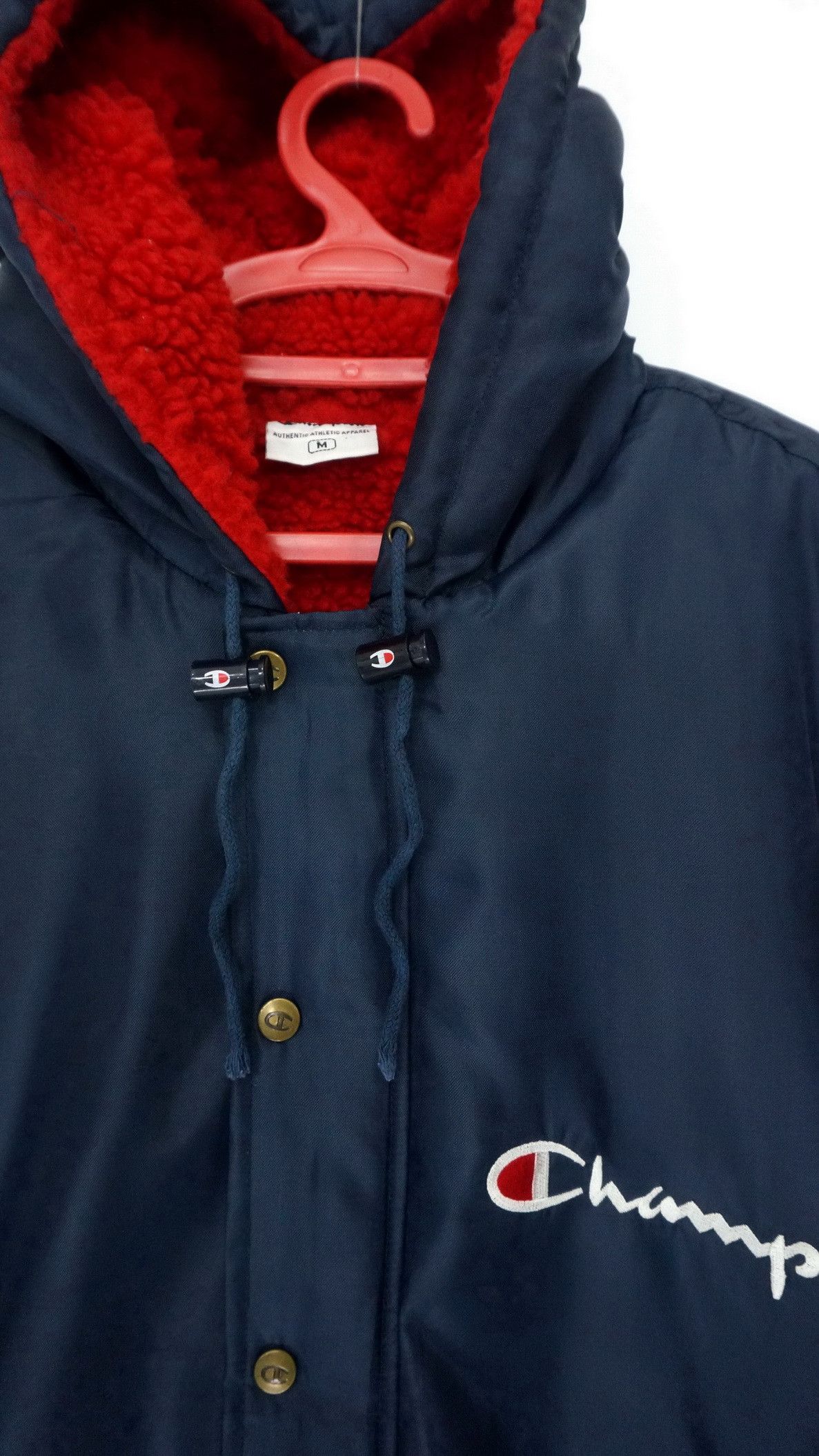 Champion Vintage CHAMPION Long Jacket Big Logo Embroidery Size US M / EU 48-50 / 2 - 6 Thumbnail