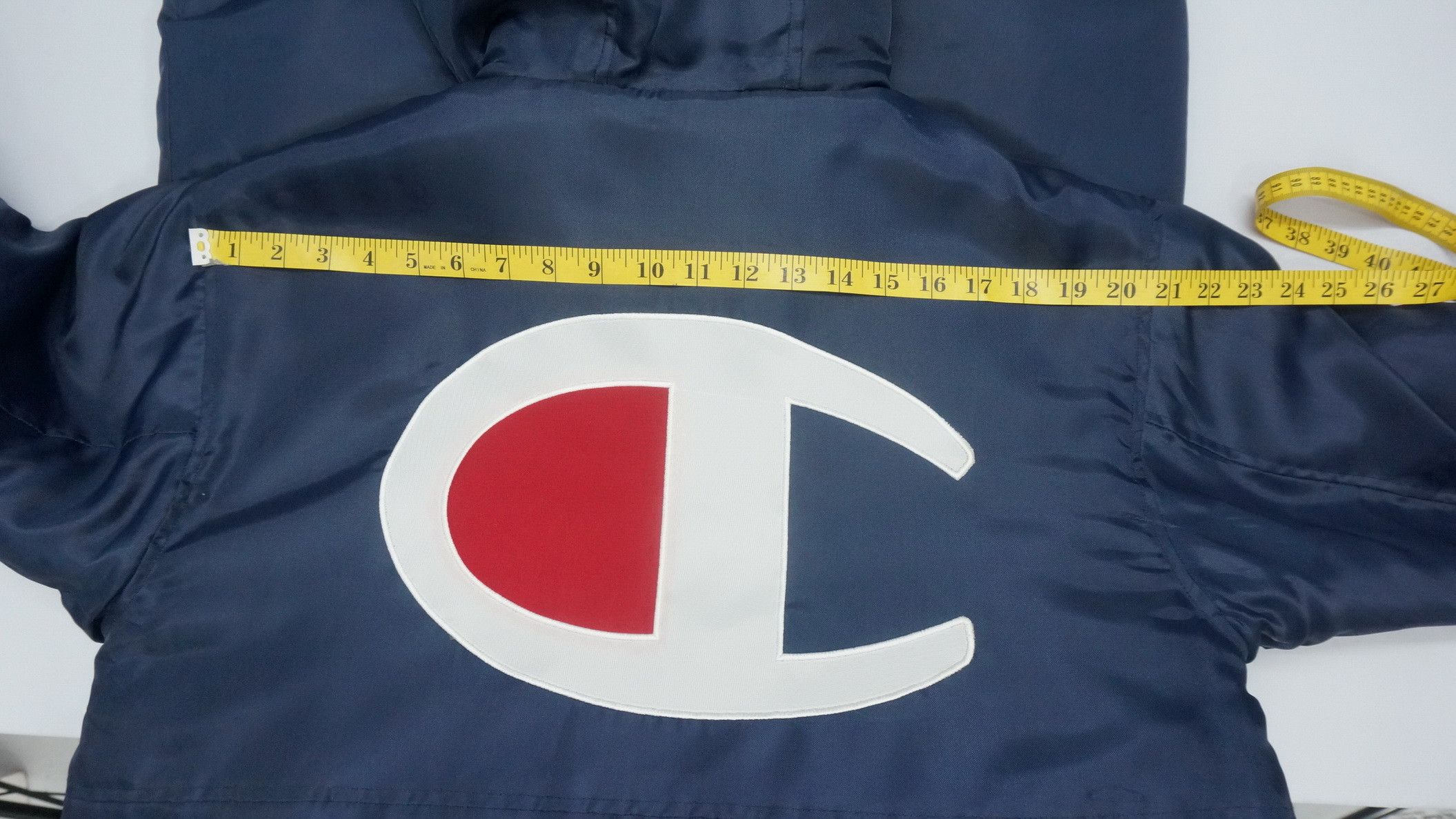 Champion Vintage CHAMPION Long Jacket Big Logo Embroidery Size US M / EU 48-50 / 2 - 19 Thumbnail