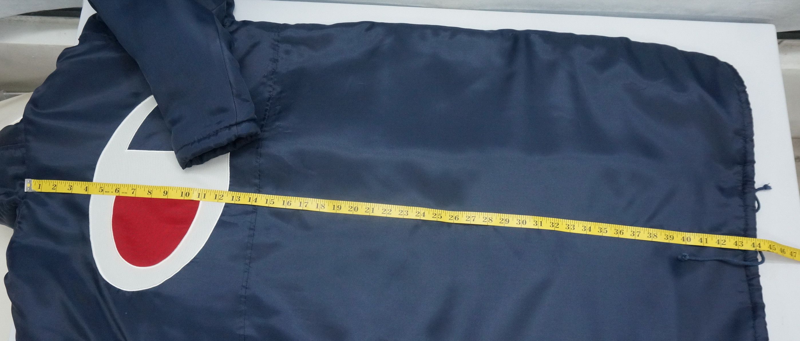 Champion Vintage CHAMPION Long Jacket Big Logo Embroidery Size US M / EU 48-50 / 2 - 17 Thumbnail