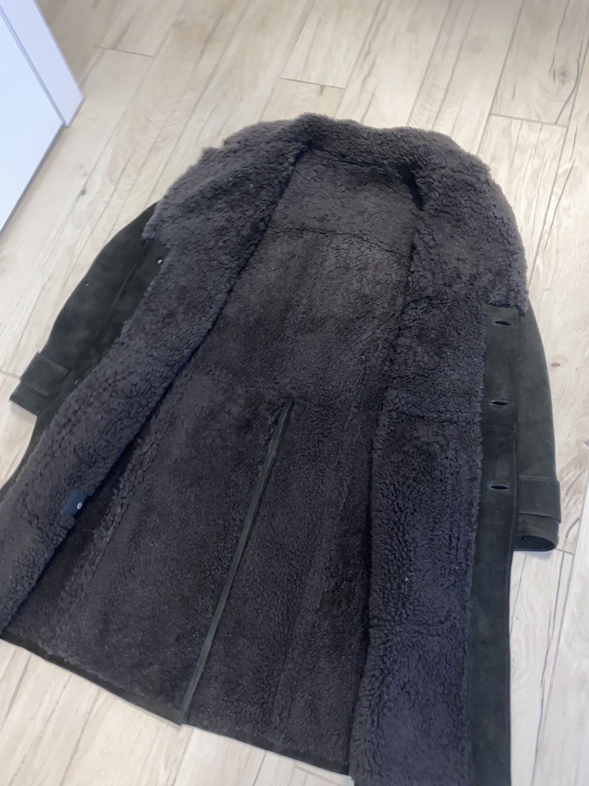 Gucci FW11 Gucci Khaki Green Shearling Heavy Coat Size US M / EU 48-50 / 2 - 14 Thumbnail