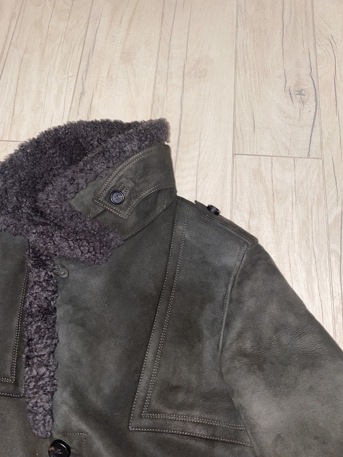 Gucci FW11 Gucci Khaki Green Shearling Heavy Coat Size US M / EU 48-50 / 2 - 7 Thumbnail