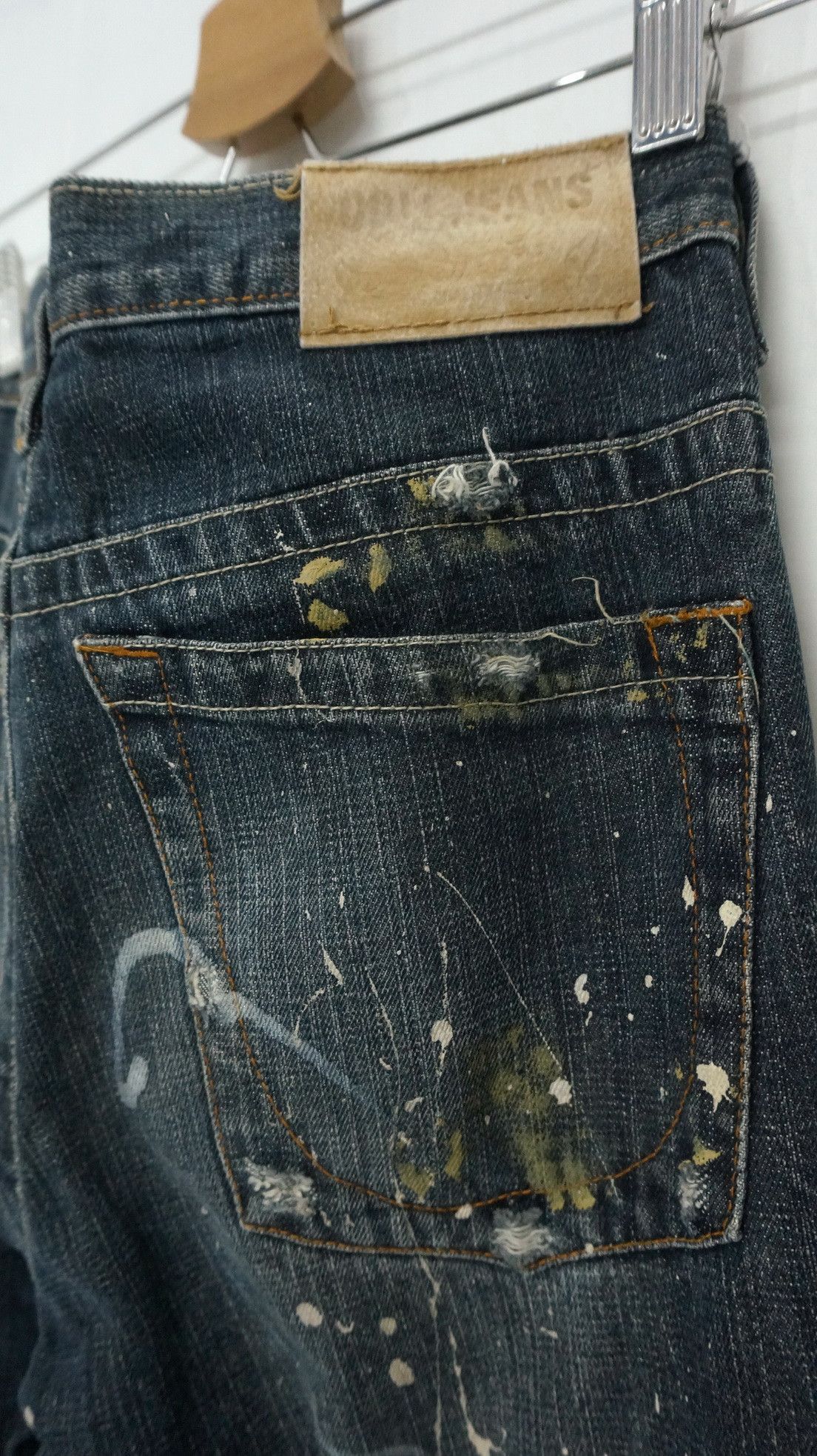 Japanese Brand SickVtg! DOLL Jeans Japan Distressed Fake Mud Worn Out Size US 28 / EU 44 - 13 Thumbnail