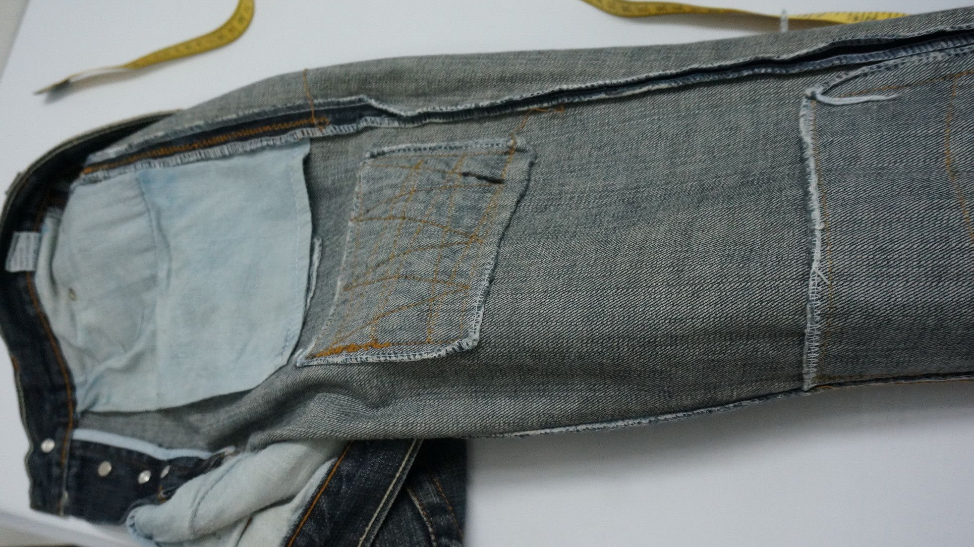 Japanese Brand SickVtg! DOLL Jeans Japan Distressed Fake Mud Worn Out Size US 28 / EU 44 - 20 Thumbnail