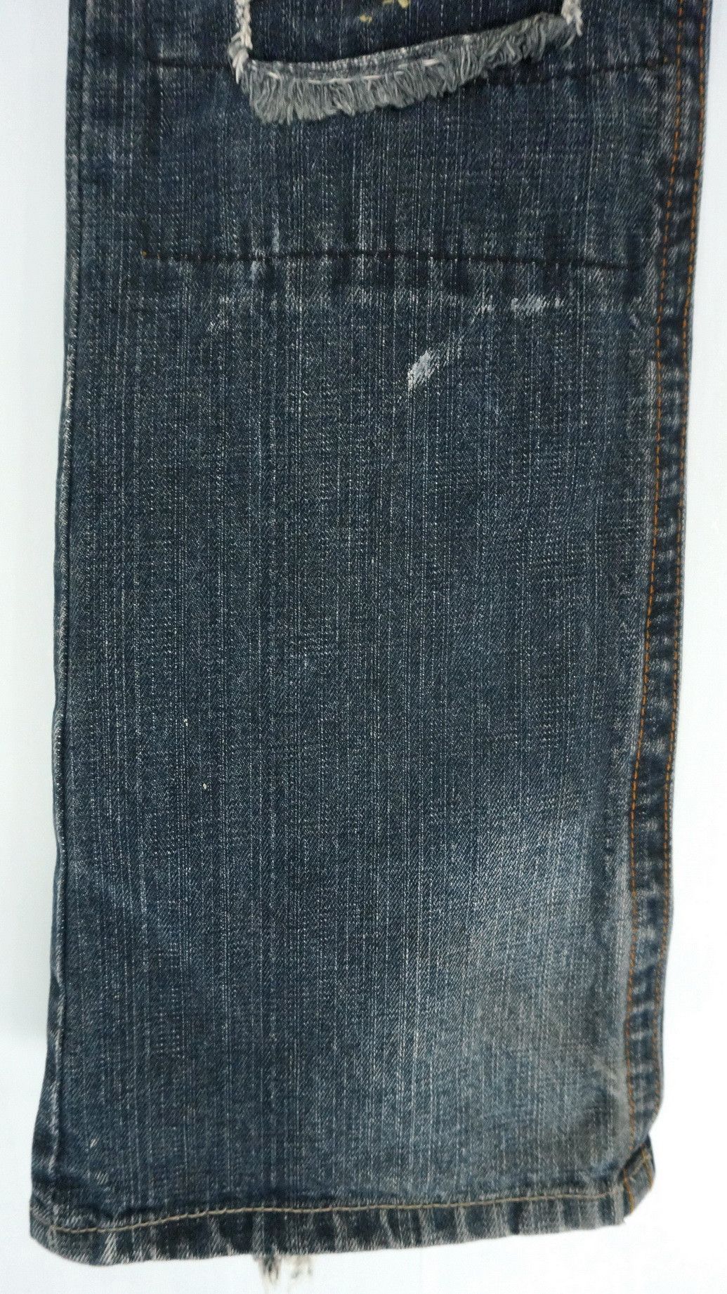 Japanese Brand SickVtg! DOLL Jeans Japan Distressed Fake Mud Worn Out Size US 28 / EU 44 - 9 Thumbnail