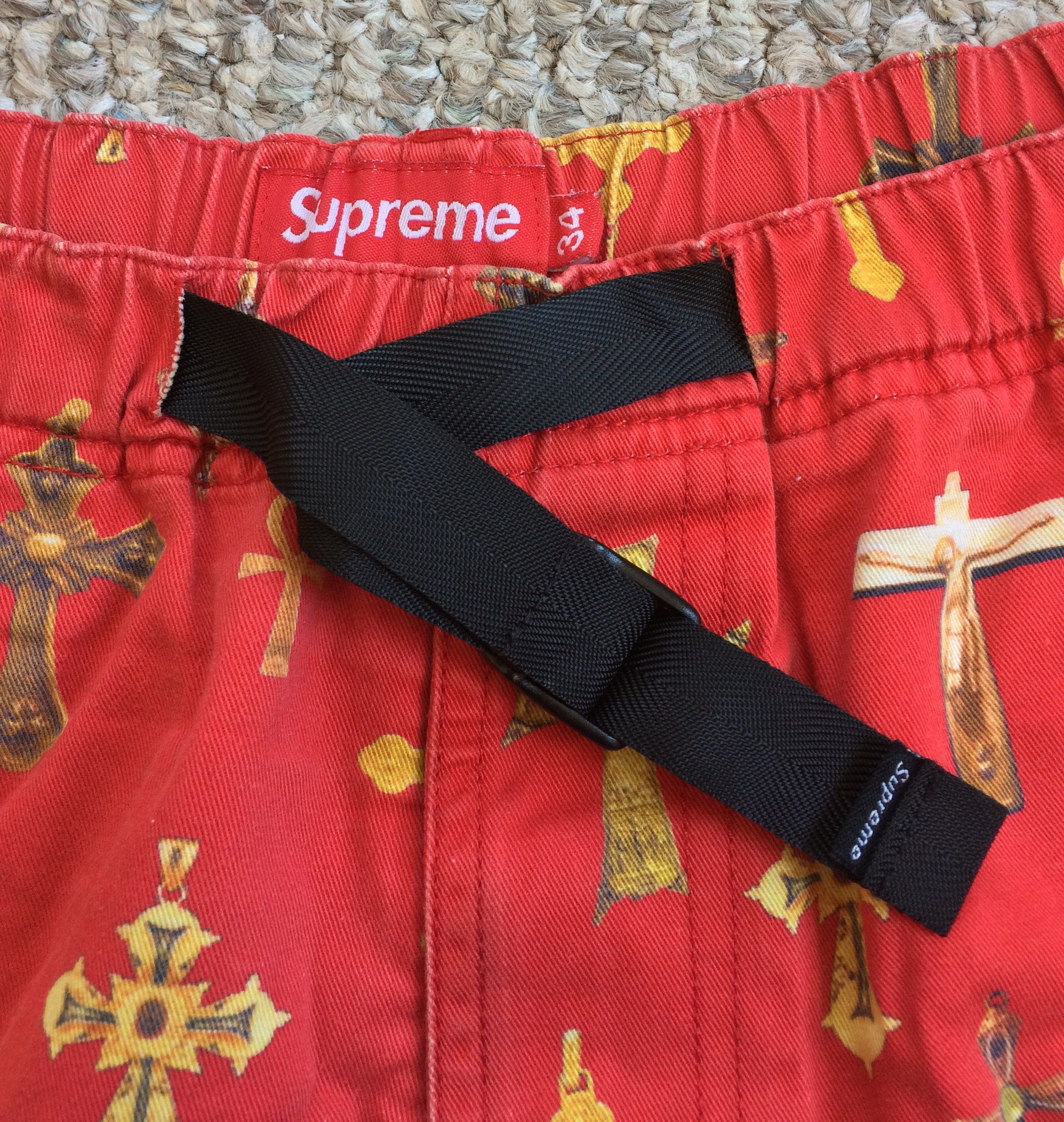 Supreme S/S 2013 Supreme Crosses Belted Shorts Size US 34 / EU 50 - 2 Thumbnail