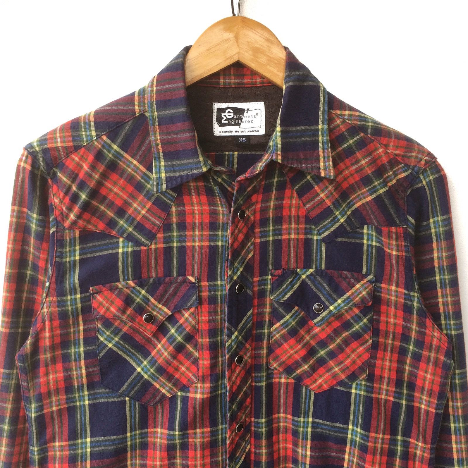 Engineered Garments × Needles × Nepenthes US Made Double Sided Pockets Western Shirt Cowboy Size US XS / EU 42 / 0 - 2 Thumbnail