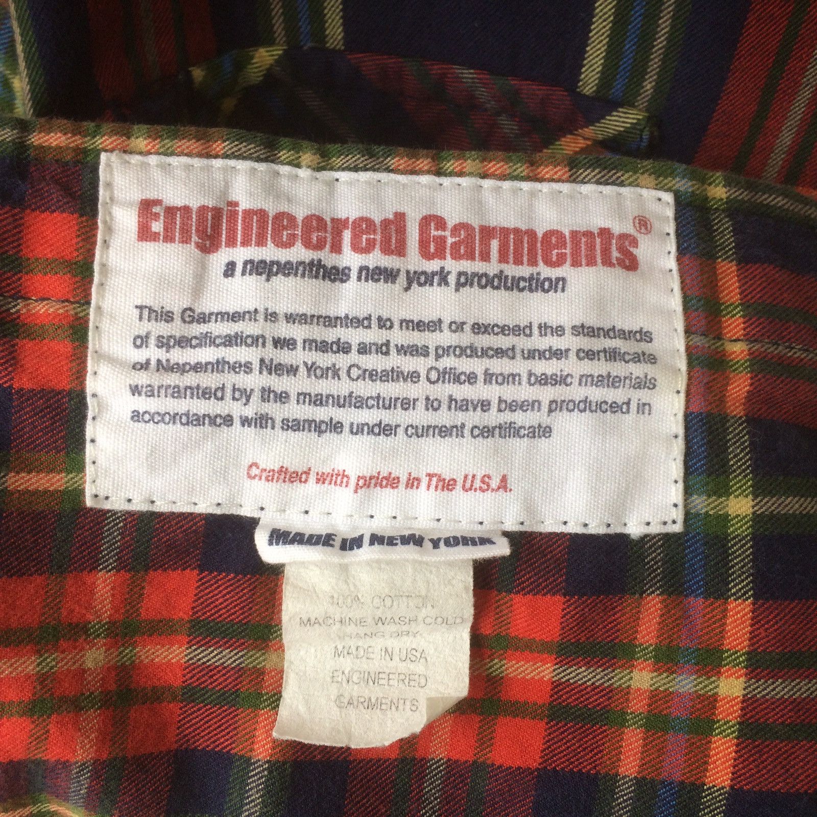 Engineered Garments × Needles × Nepenthes US Made Double Sided Pockets Western Shirt Cowboy Size US XS / EU 42 / 0 - 11 Thumbnail