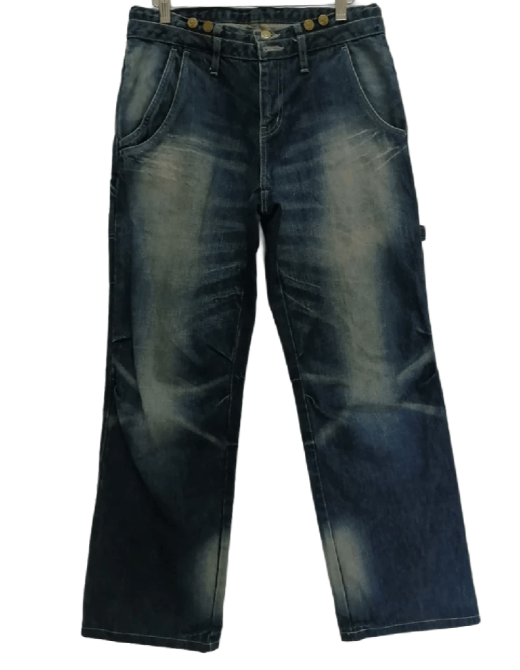 PPFM Vintage PPFM Distressed Jeans Size US 32 / EU 48 - 1 Thumbnail