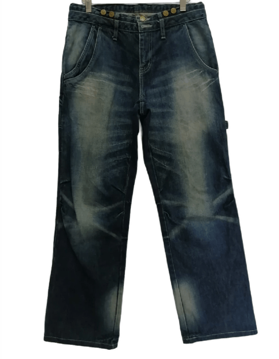 Distressed Denim 🔥RARE🔥Vintage PPFM Distressed Jeans Size US 32 / EU 48 - 1 Preview