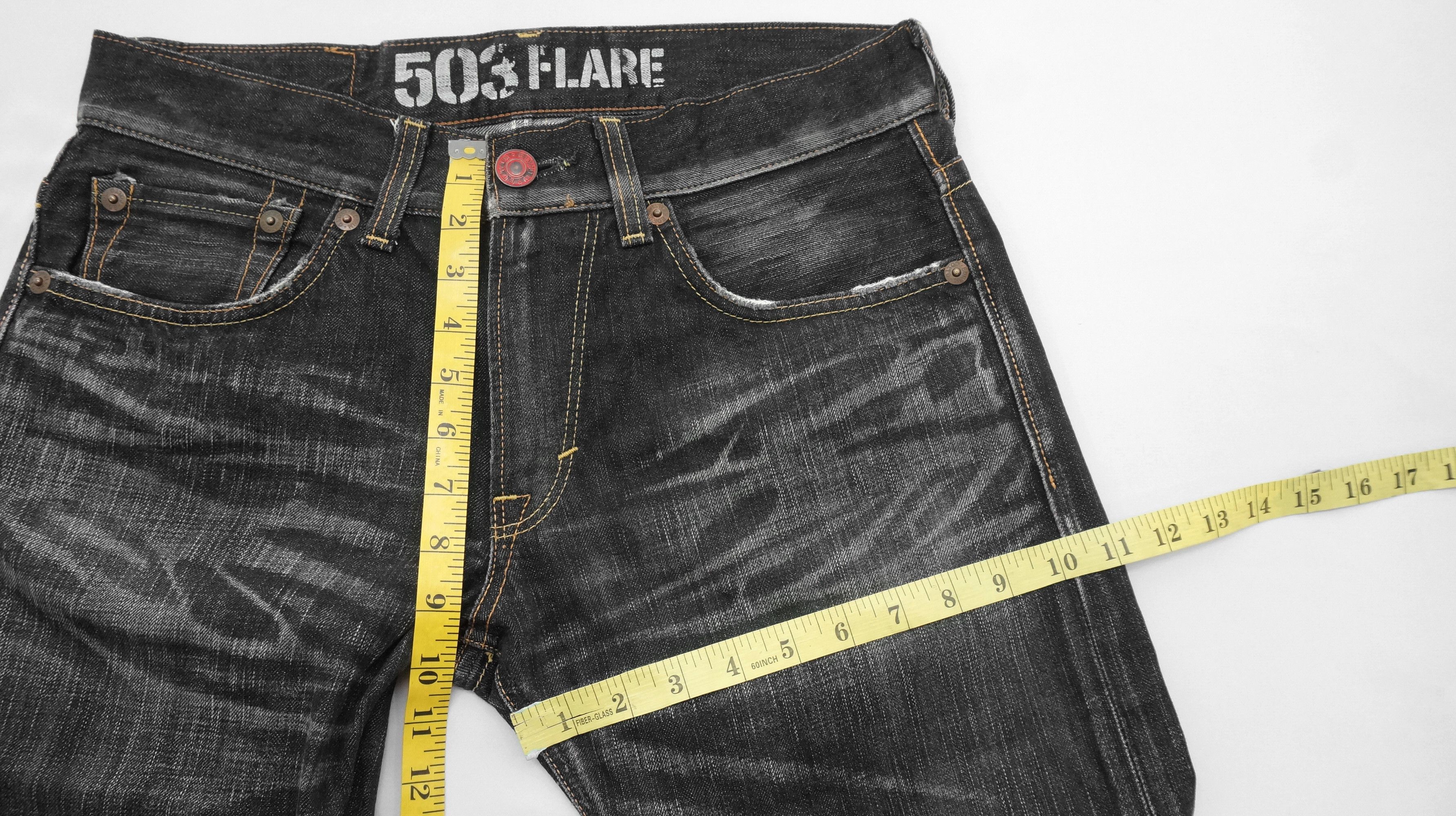 Edwin 🔥🔥 VINTAGE EDWIN MADE IN JAPAN 503 FLARED JEANS Size US 32 / EU 48 - 14 Thumbnail