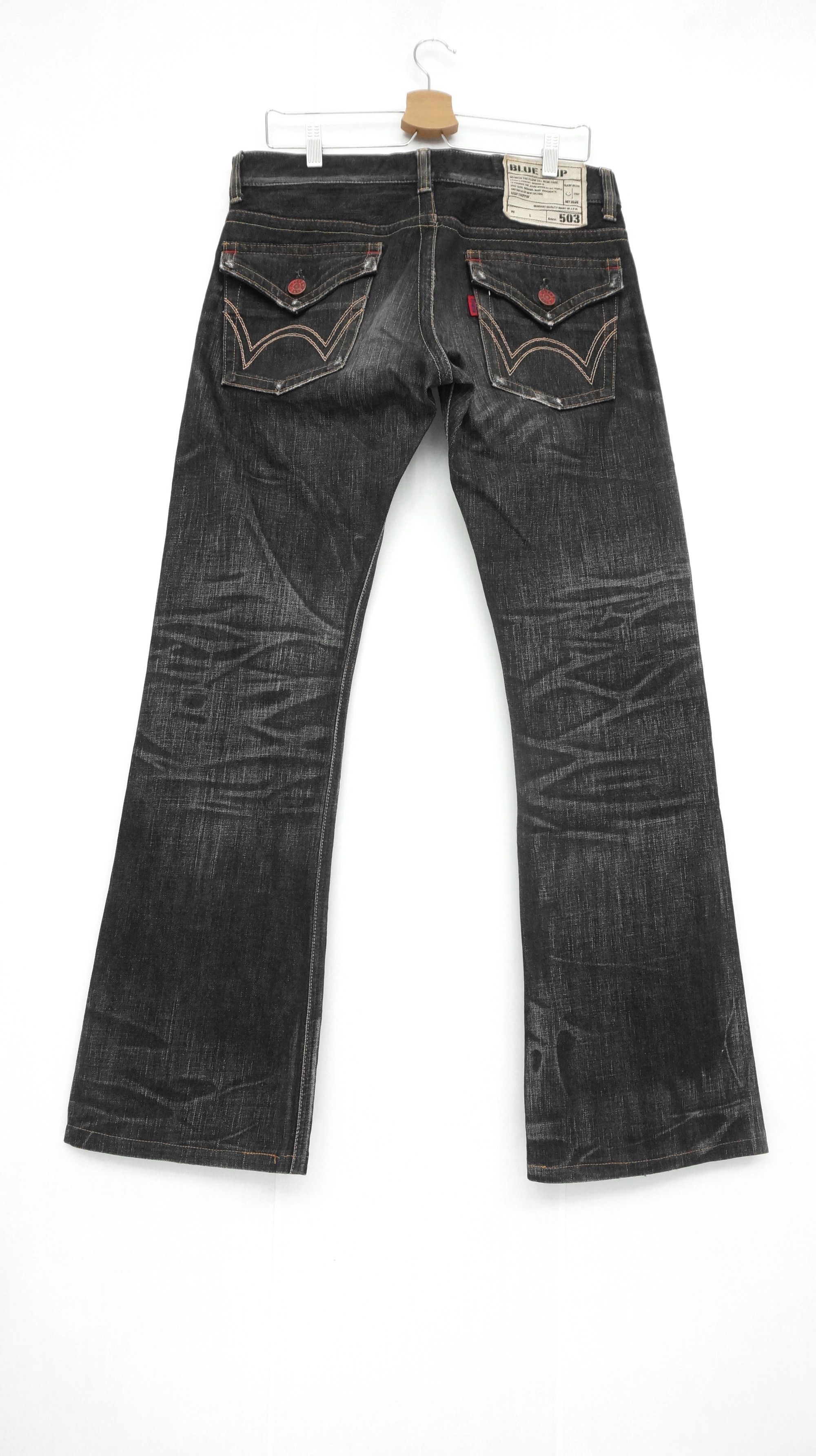 Edwin 🔥🔥 VINTAGE EDWIN MADE IN JAPAN 503 FLARED JEANS Size US 32 / EU 48 - 4 Thumbnail