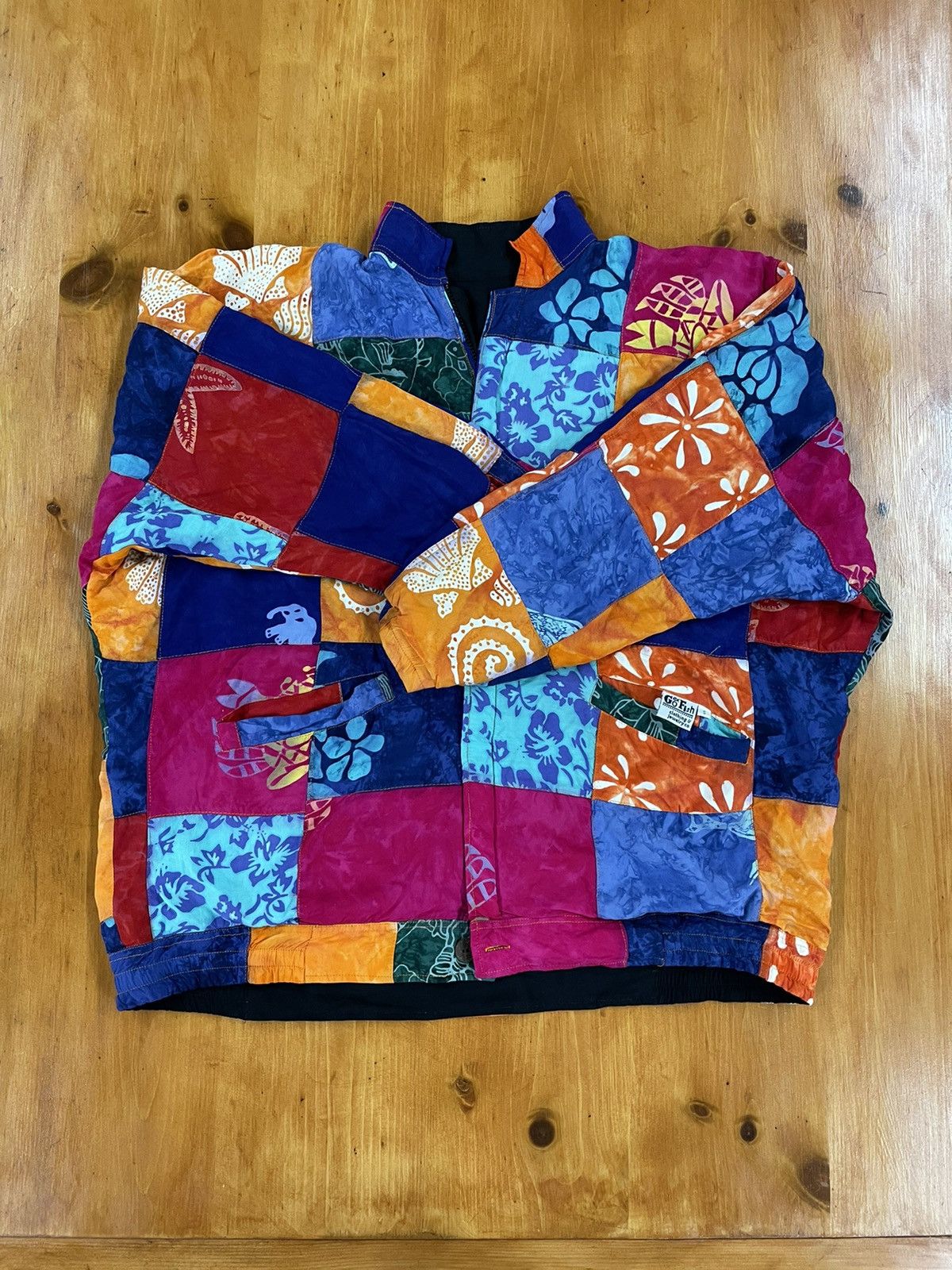 Vintage Vintage Go Fish Patchwork Jacket Size US S / EU 44-46 / 1 - 1 Thumbnail