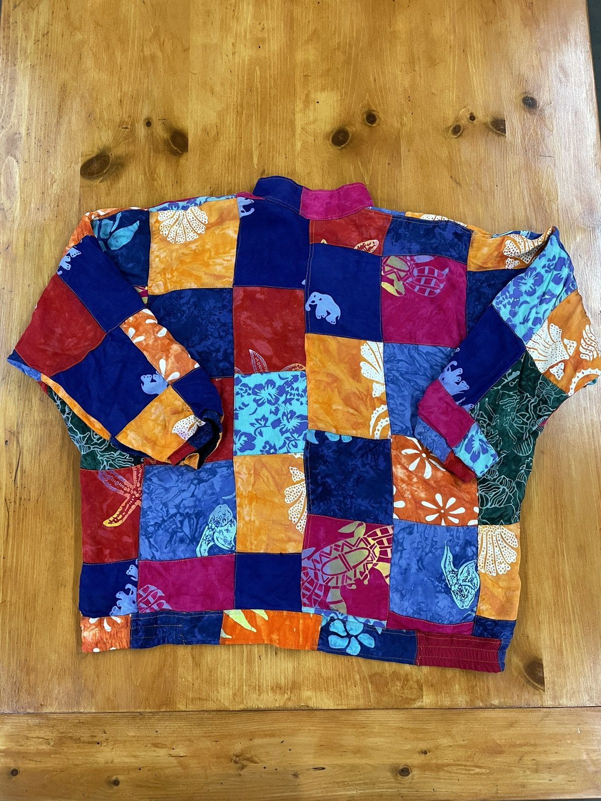 Vintage Vintage Go Fish Patchwork Jacket Size US S / EU 44-46 / 1 - 4 Thumbnail