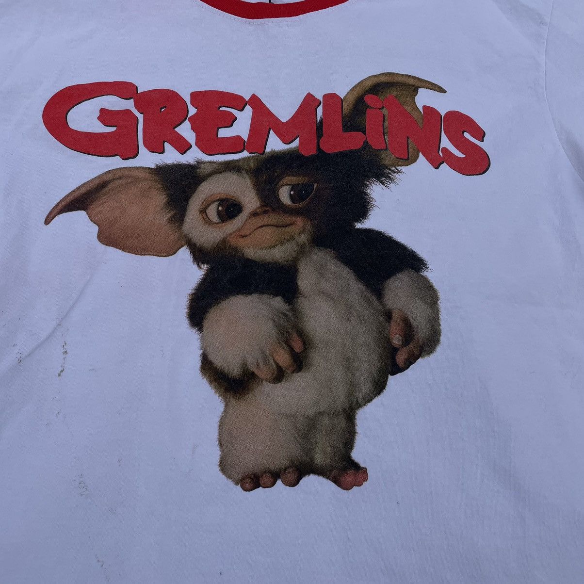 Vintage Vintage 90s Gremlins Graphic Tee Ringer Horror Streetwear L Size US L / EU 52-54 / 3 - 5 Thumbnail