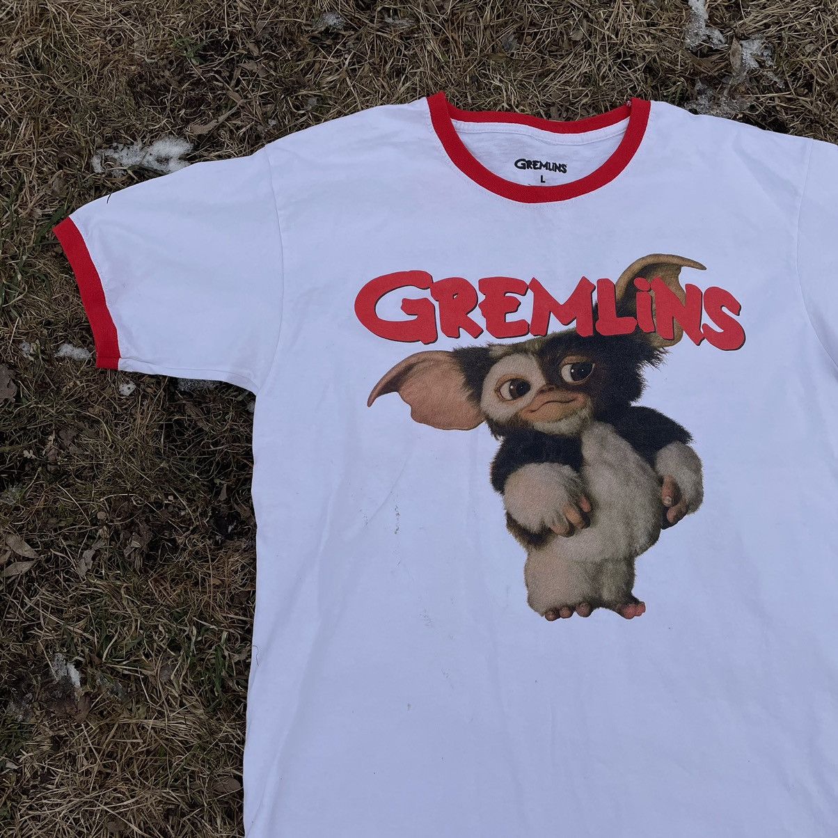 Vintage Vintage 90s Gremlins Graphic Tee Ringer Horror Streetwear L Size US L / EU 52-54 / 3 - 3 Thumbnail