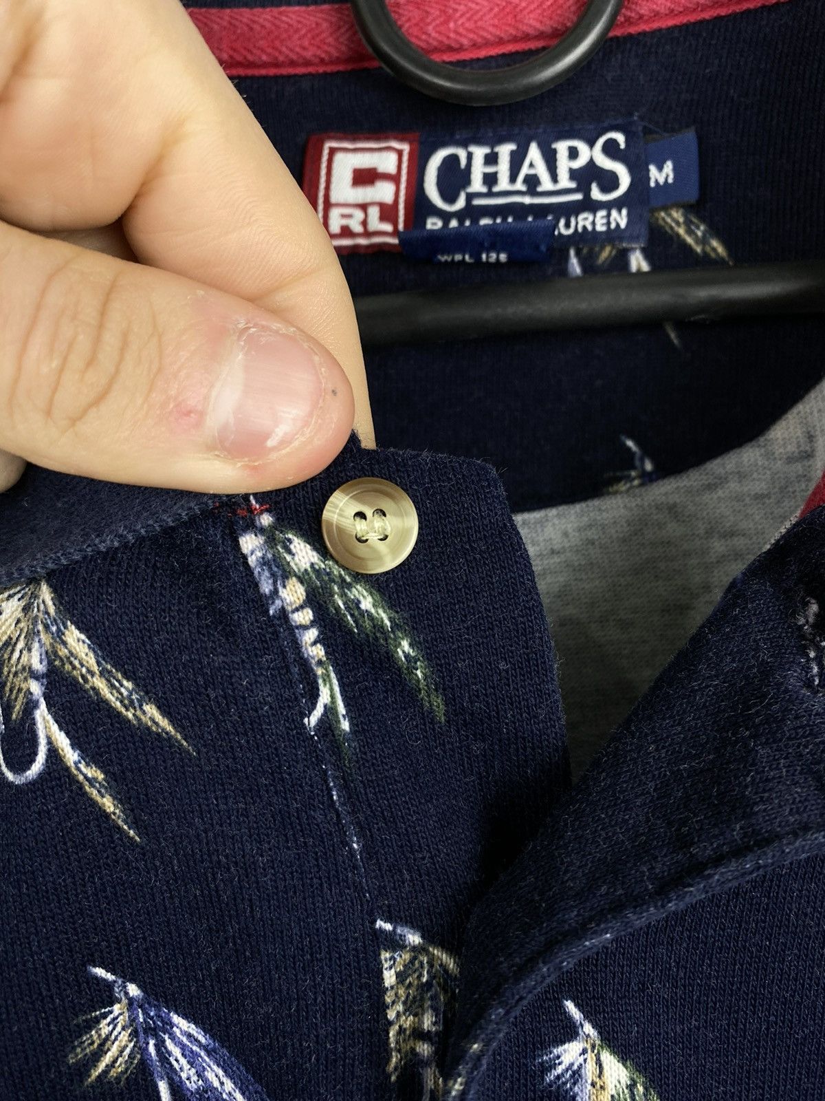 Chaps Ralph Lauren × Vintage Mens Vintage Chaps Ralph Lauren monogram Longsleeve tshirt Size US M / EU 48-50 / 2 - 10 Thumbnail
