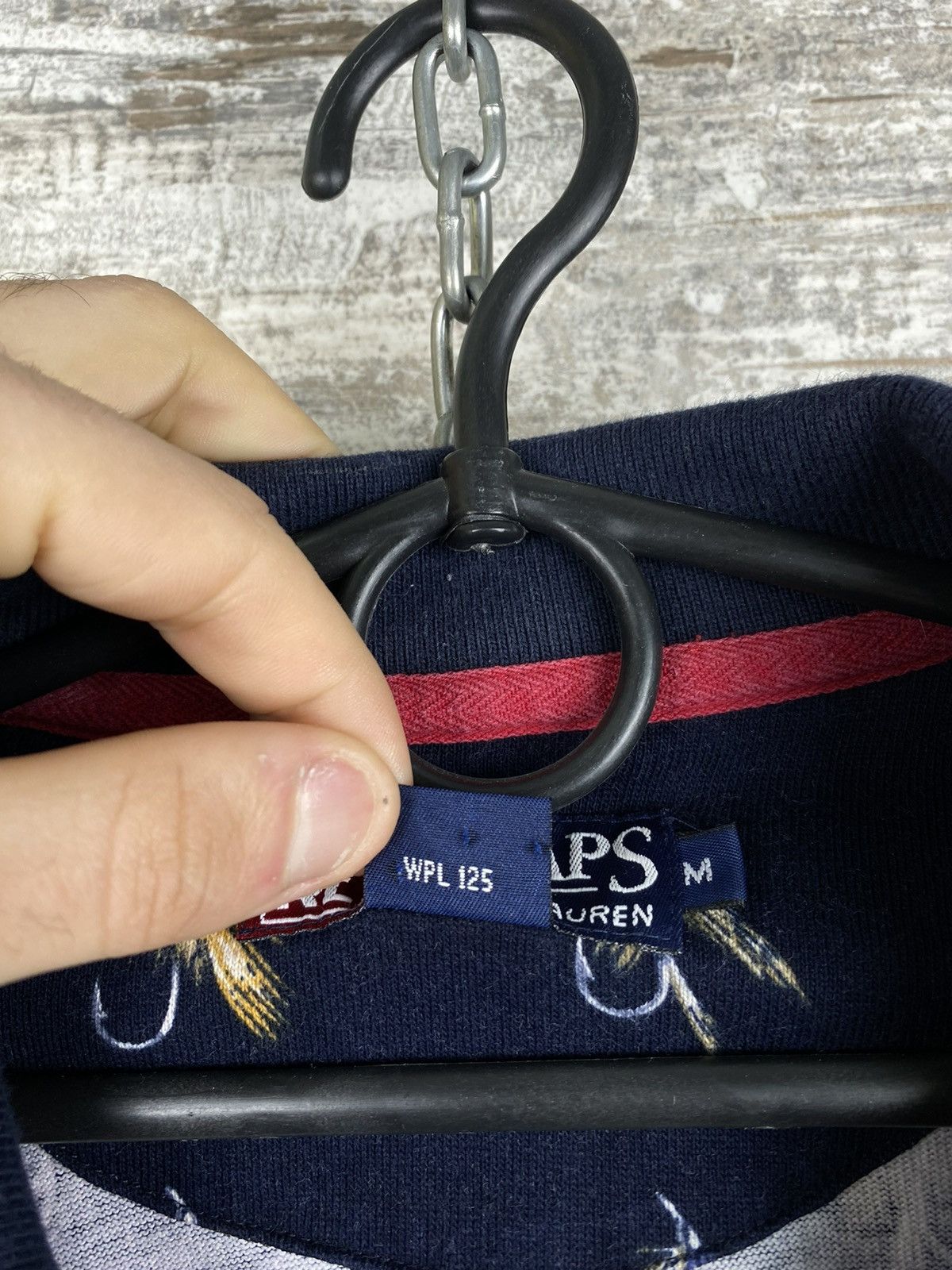 Chaps Ralph Lauren × Vintage Mens Vintage Chaps Ralph Lauren monogram Longsleeve tshirt Size US M / EU 48-50 / 2 - 9 Thumbnail