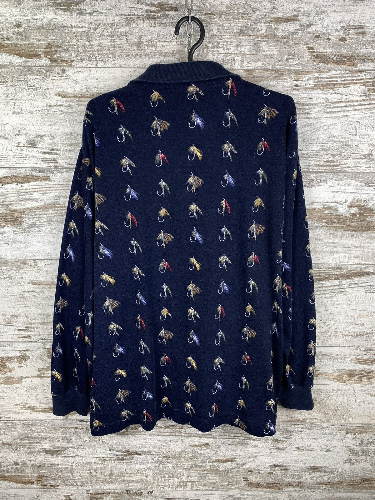 Chaps Ralph Lauren × Vintage Mens Vintage Chaps Ralph Lauren monogram Longsleeve tshirt Size US M / EU 48-50 / 2 - 13 Thumbnail