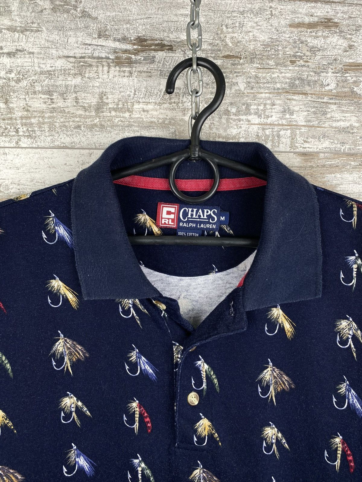 Chaps Ralph Lauren × Vintage Mens Vintage Chaps Ralph Lauren monogram Longsleeve tshirt Size US M / EU 48-50 / 2 - 7 Thumbnail