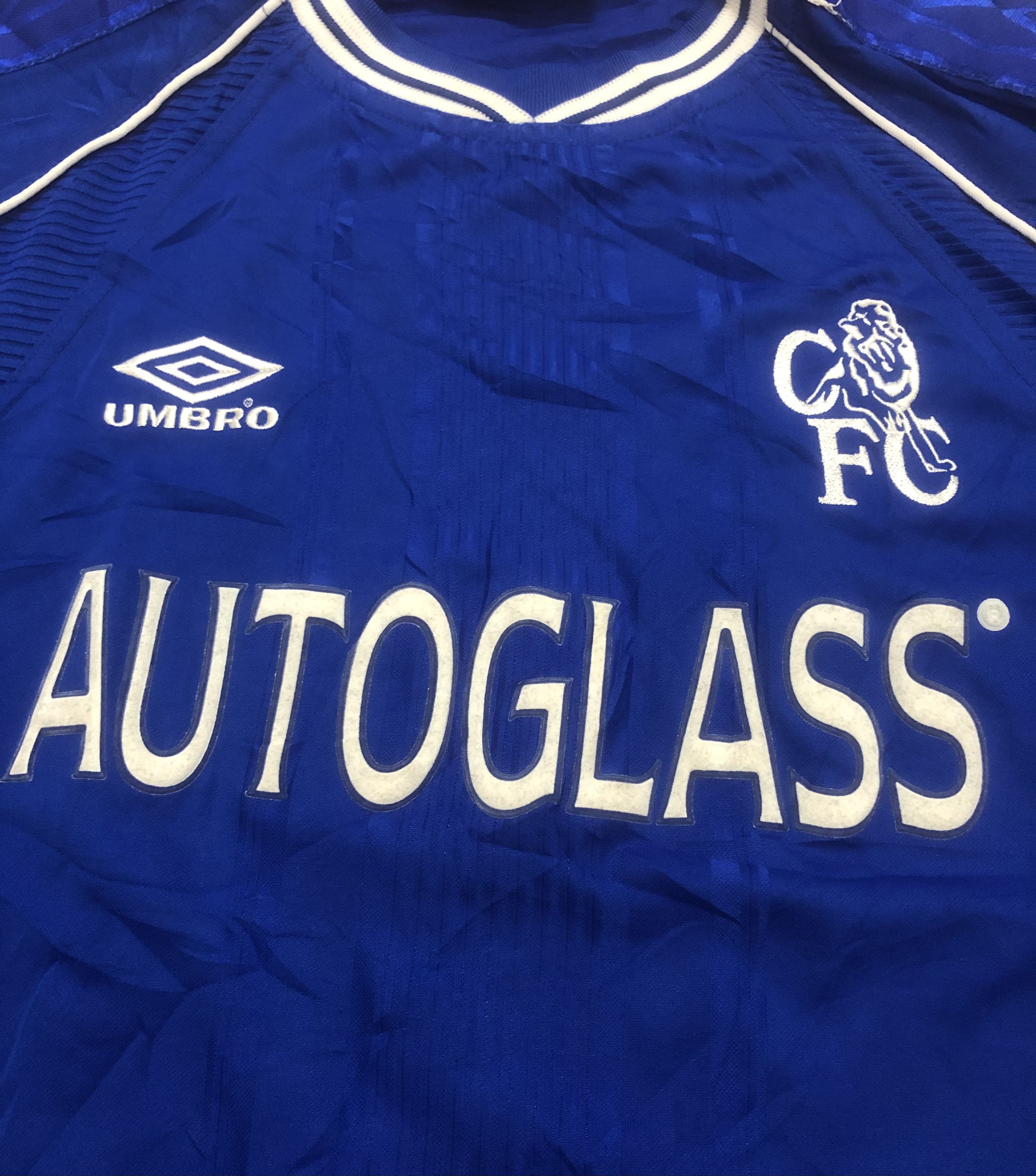 Chelsea Soccer × Umbro Vintage Umbro Autoglass Chelsea Football Club Size US XL / EU 56 / 4 - 4 Thumbnail
